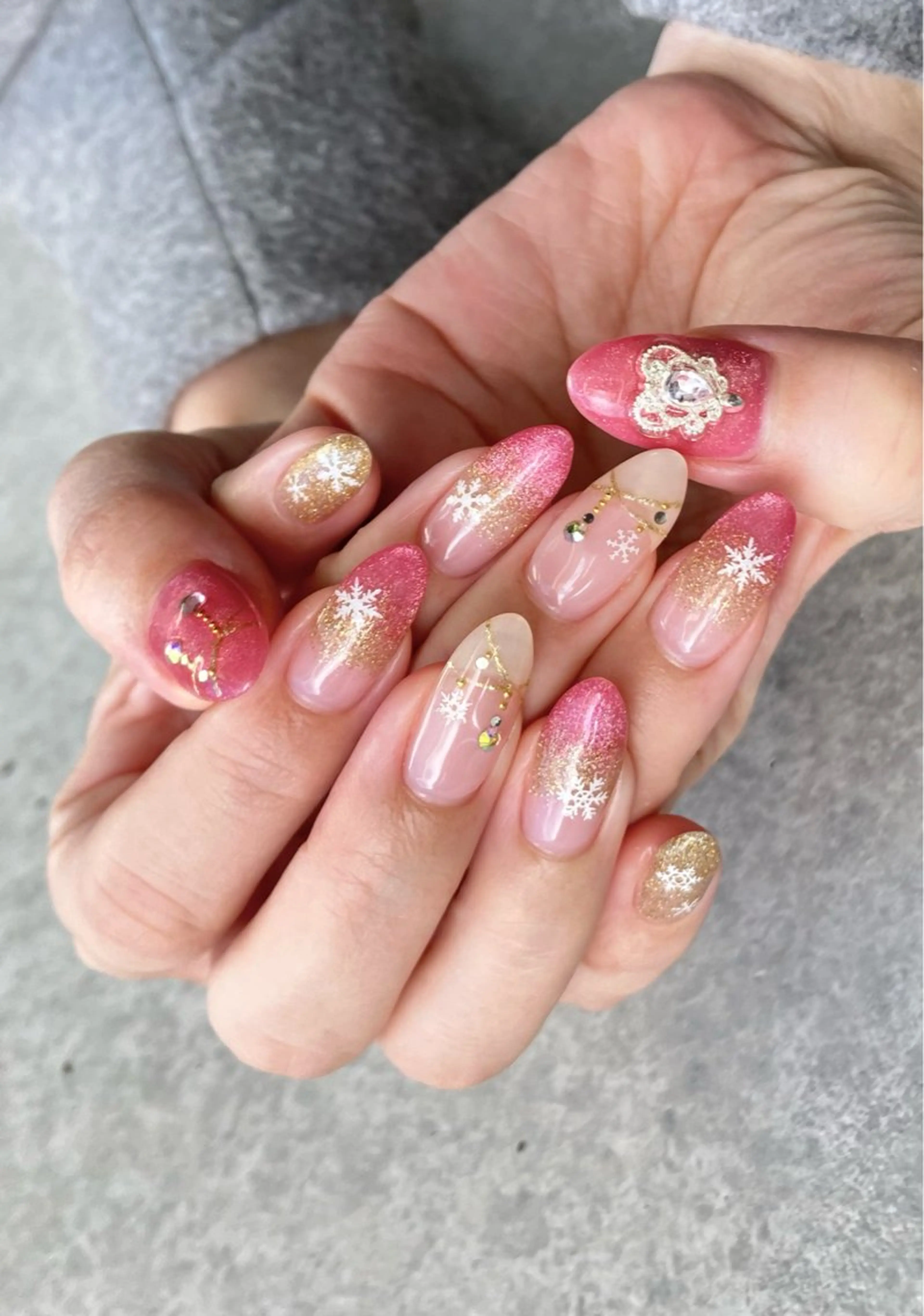 ネイル アートネイル クリアネイル 長さ出し ジェルネイル 氷ネイル・うるうるネイル ハンドネイル nail salon Soeurのネイルデザイン