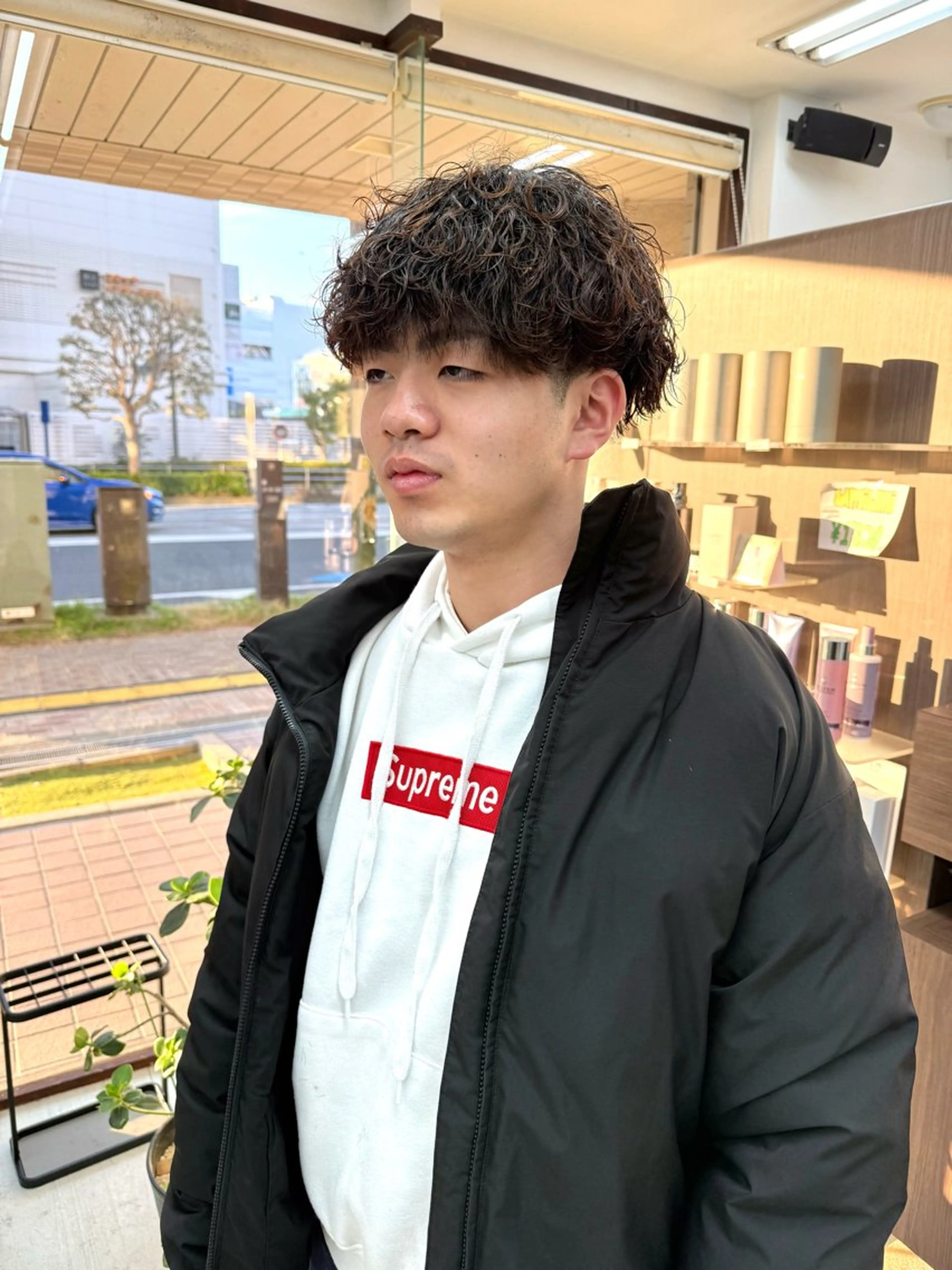 ショート パーマ メンズ メンズパーマ 波巻きパーマ カット パーマ メンズパーマの達人 / タカシマダイスケのヘアスタイル