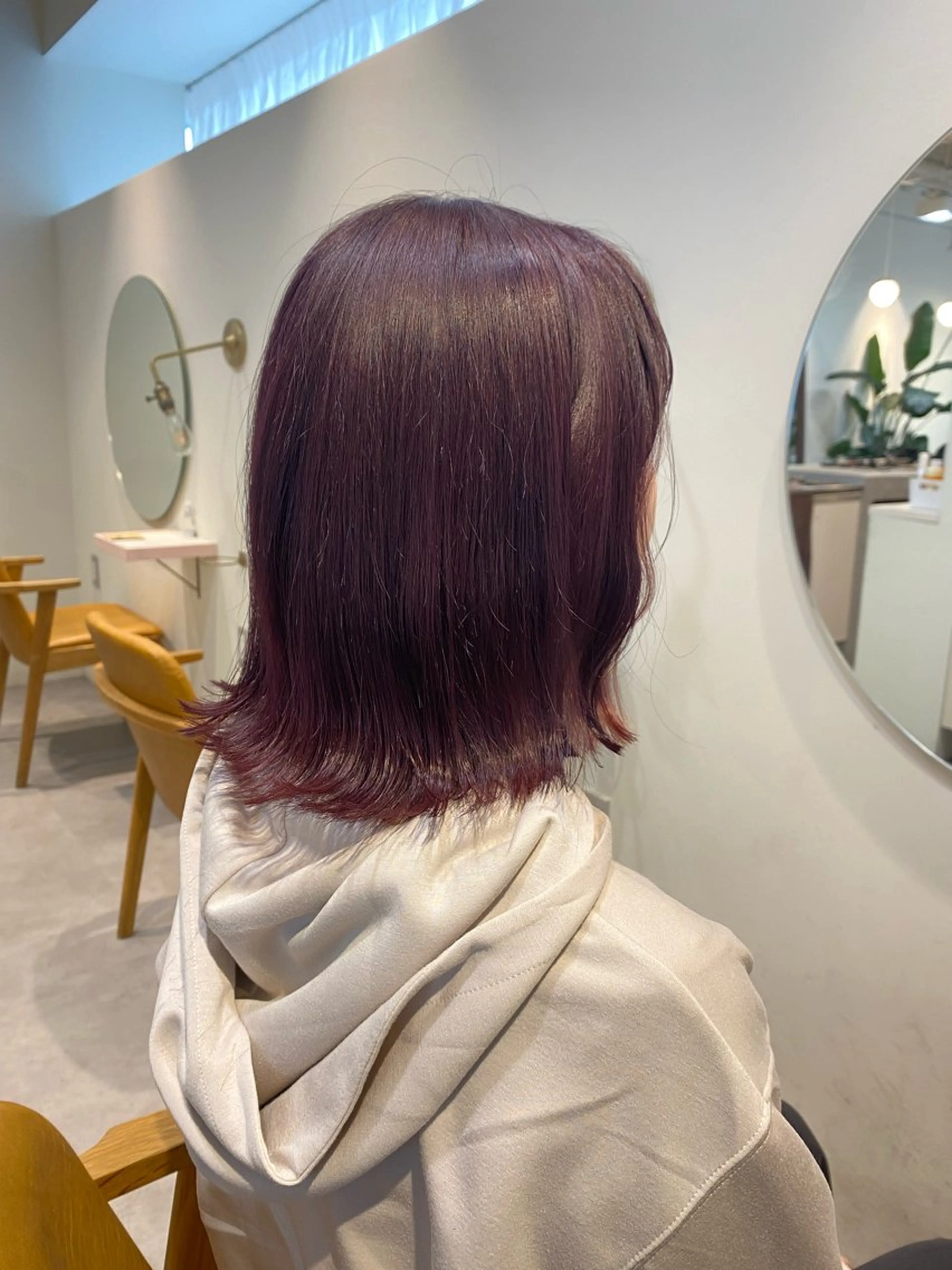 ミディアム カラー 当日予約大歓迎💗 依田瑞希のヘアスタイル