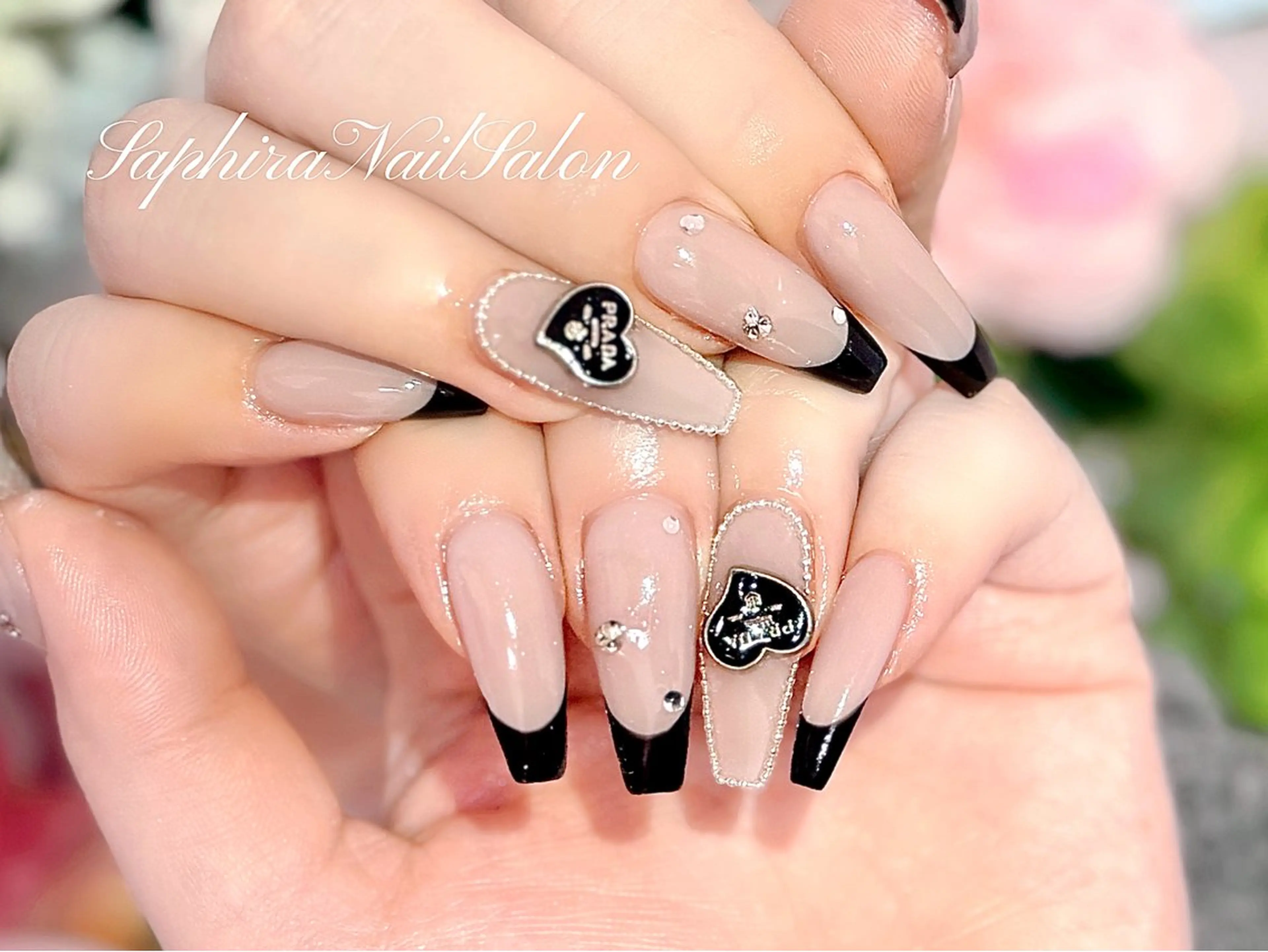カラー ハンドネイル Saphiraネイル サロン錦糸町のネイルデザイン
