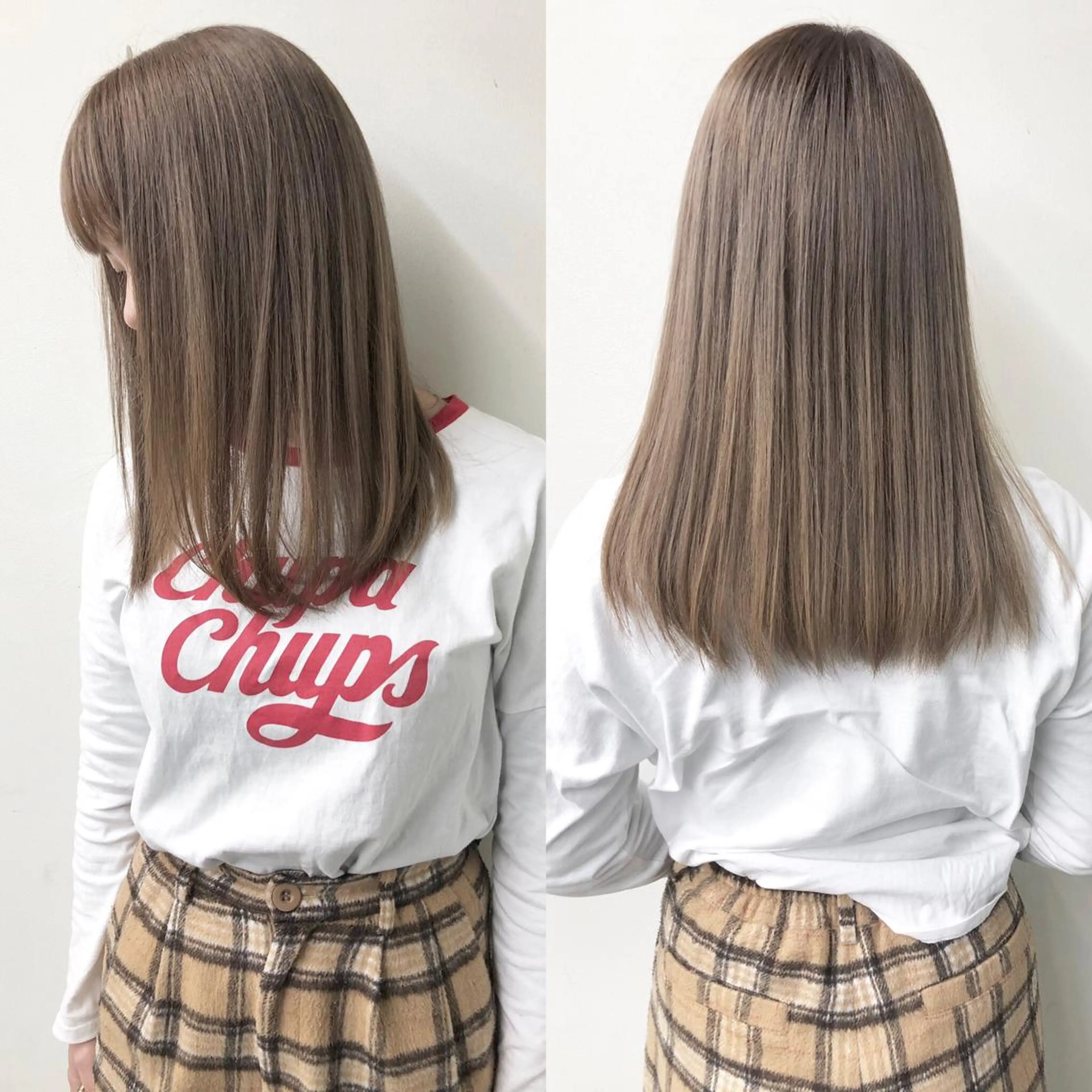 セミロング ヘアカラー トリートメント 小澤大輔 YOLO hairのヘアスタイル