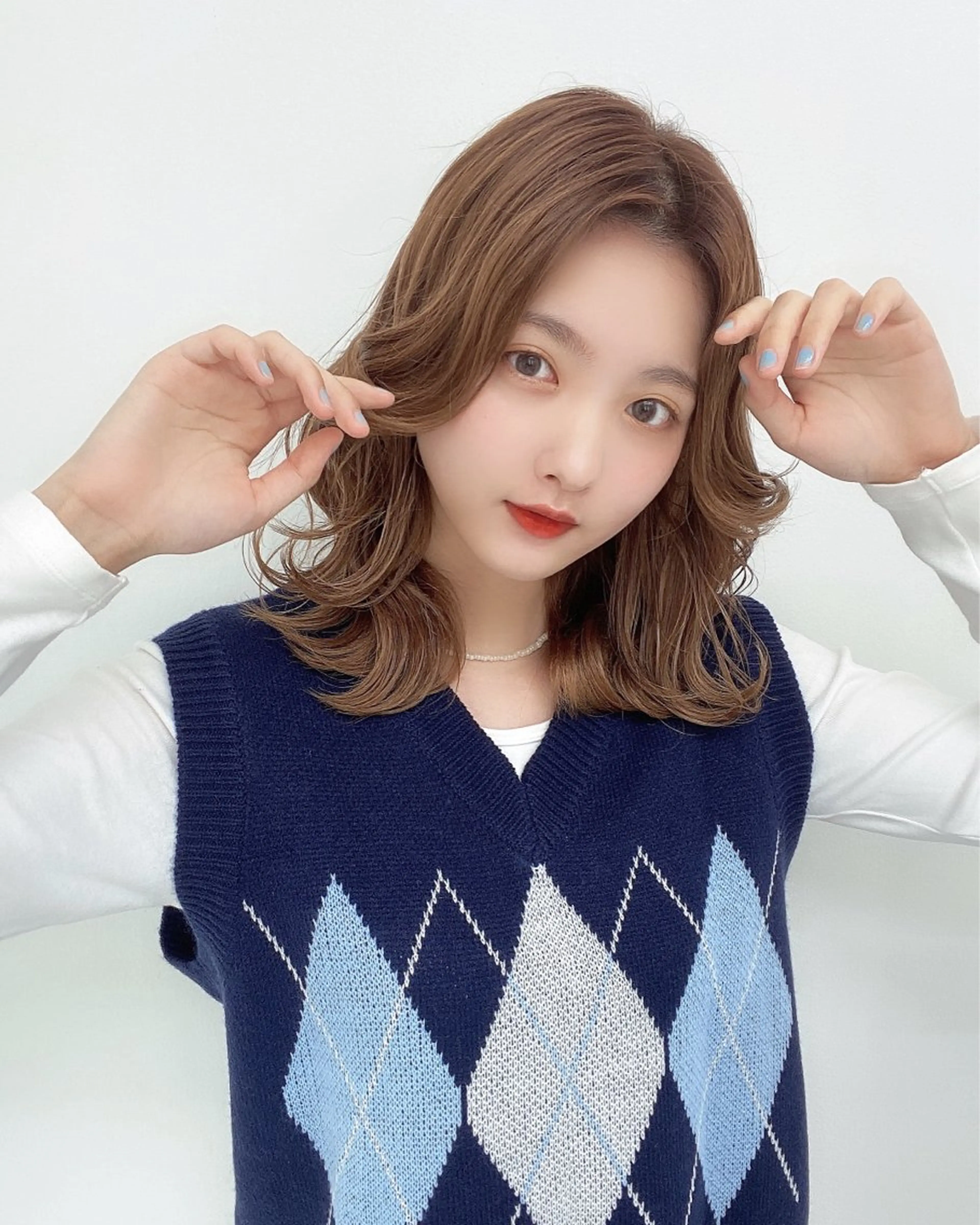 セミロング カラー ヘアカラー トリートメント TELA HAIR 石岡♡ａｉｋａのヘアスタイル