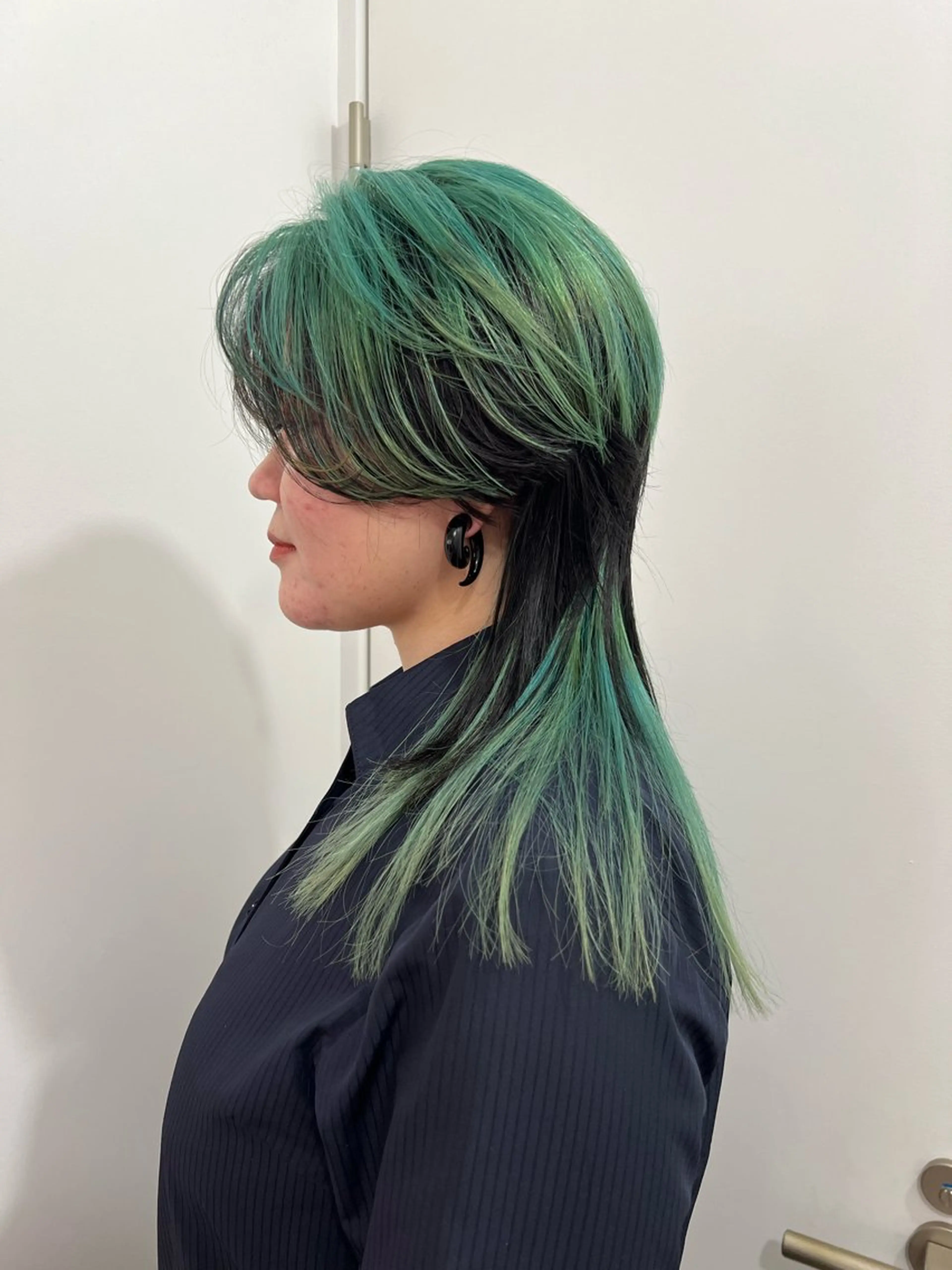 ロング ヘアカラー トリートメント 💥ウルフカット デザインあんな💥のヘアスタイル