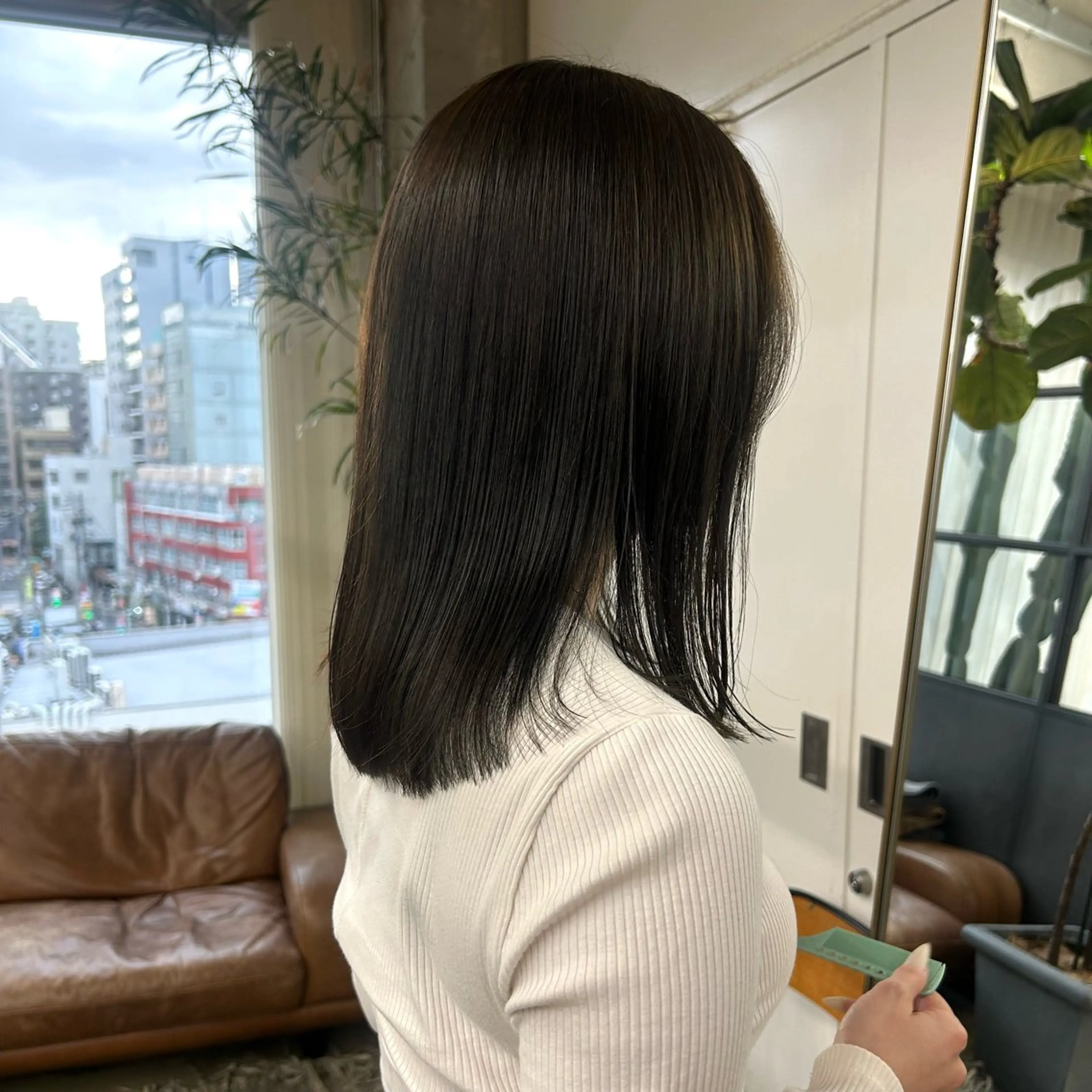 ミディアム カラー 酸性ストレート ヘアカラー 縮毛矯正 トリートメント 伊藤ほのか/パーマ /酸性ストレートのヘアスタイル