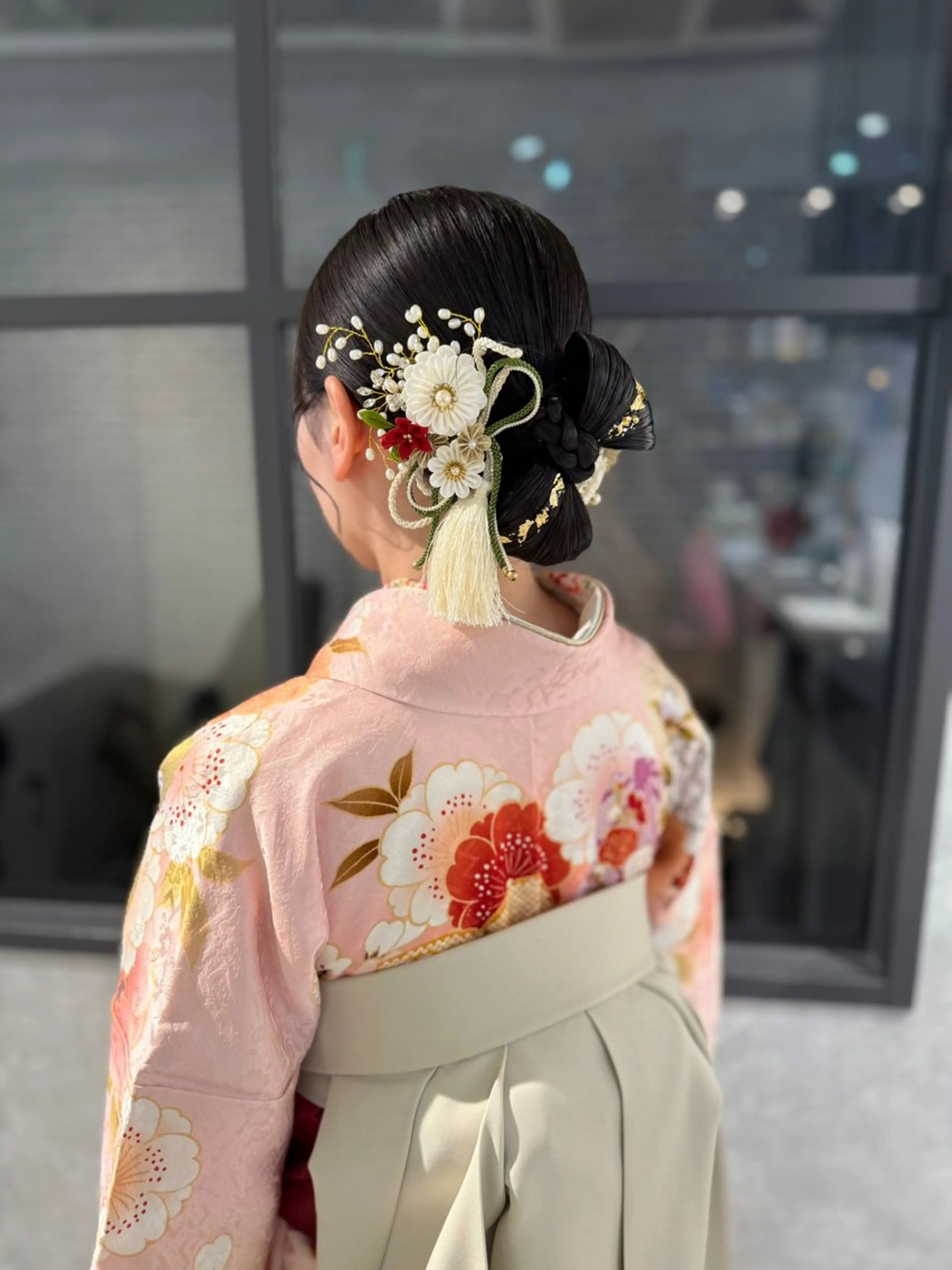 ヘアアレンジ 着物ヘア 卒業式のヘアスタイル ヘアセット 池田 みのりのヘアスタイル