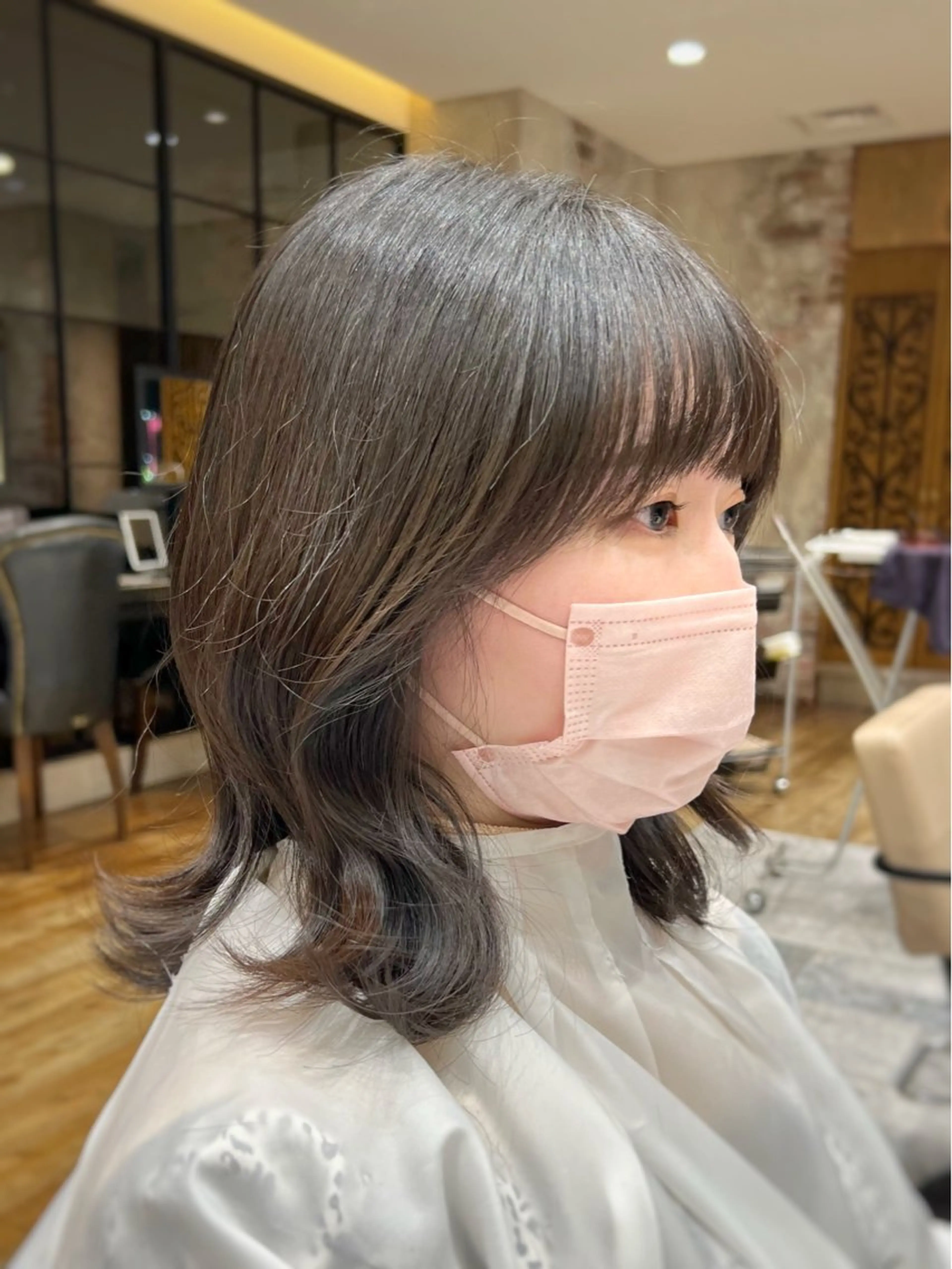 ミディアム 💍新宿ショート 💍岩田莉奈のヘアスタイル