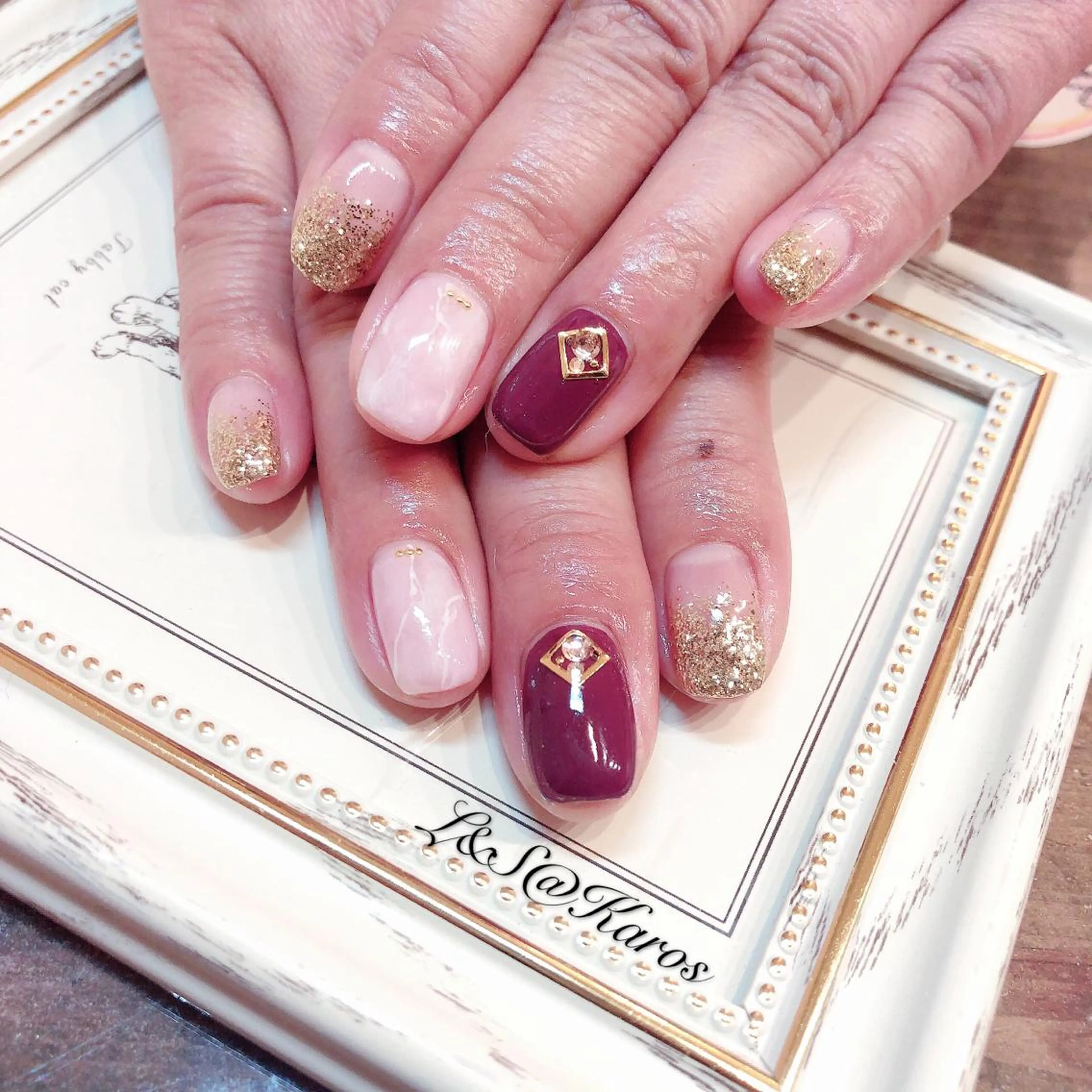 ネイル ハンドネイル L&S@ Karosのネイルデザイン