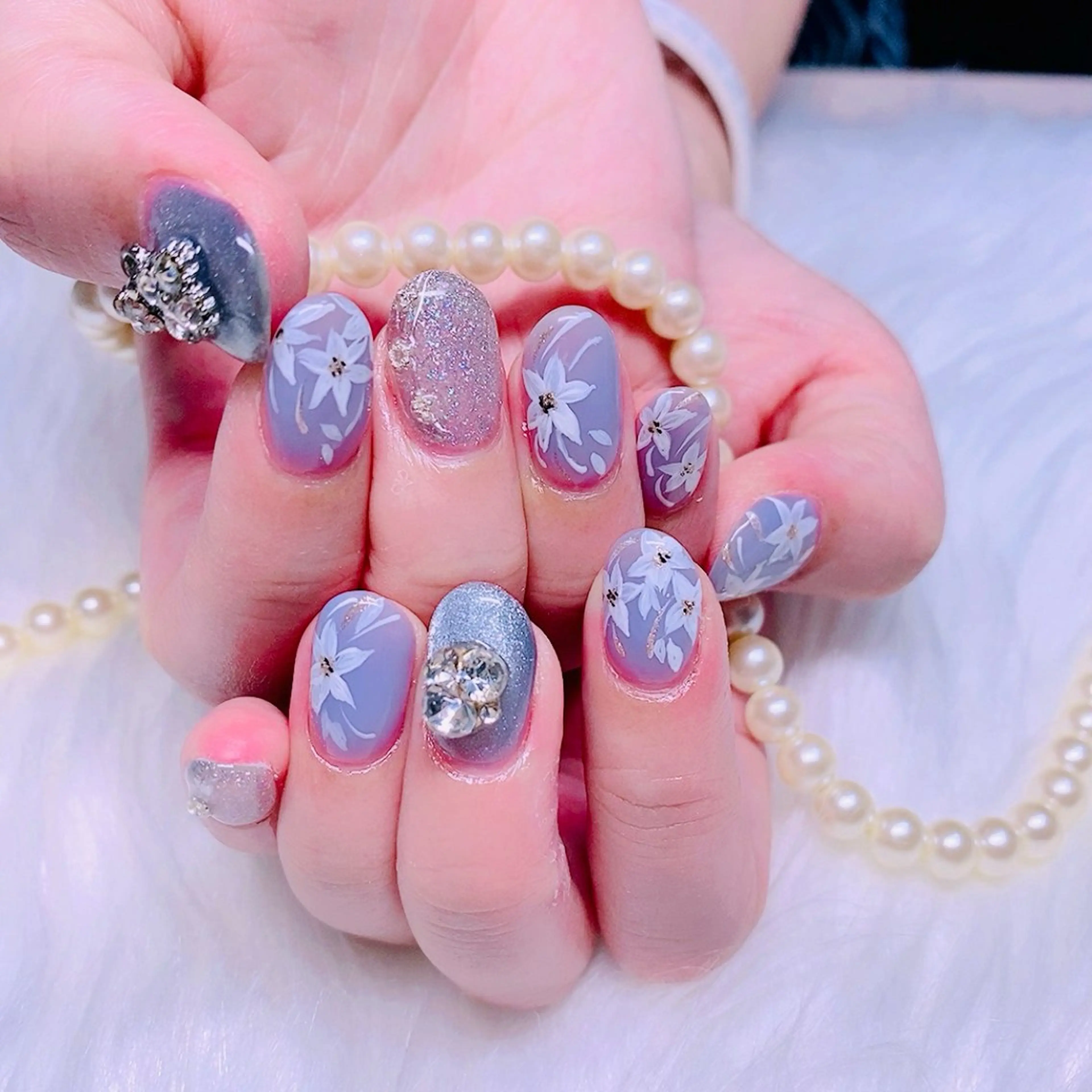 ネイル フラワーネイル Nail Yunaのネイルデザイン