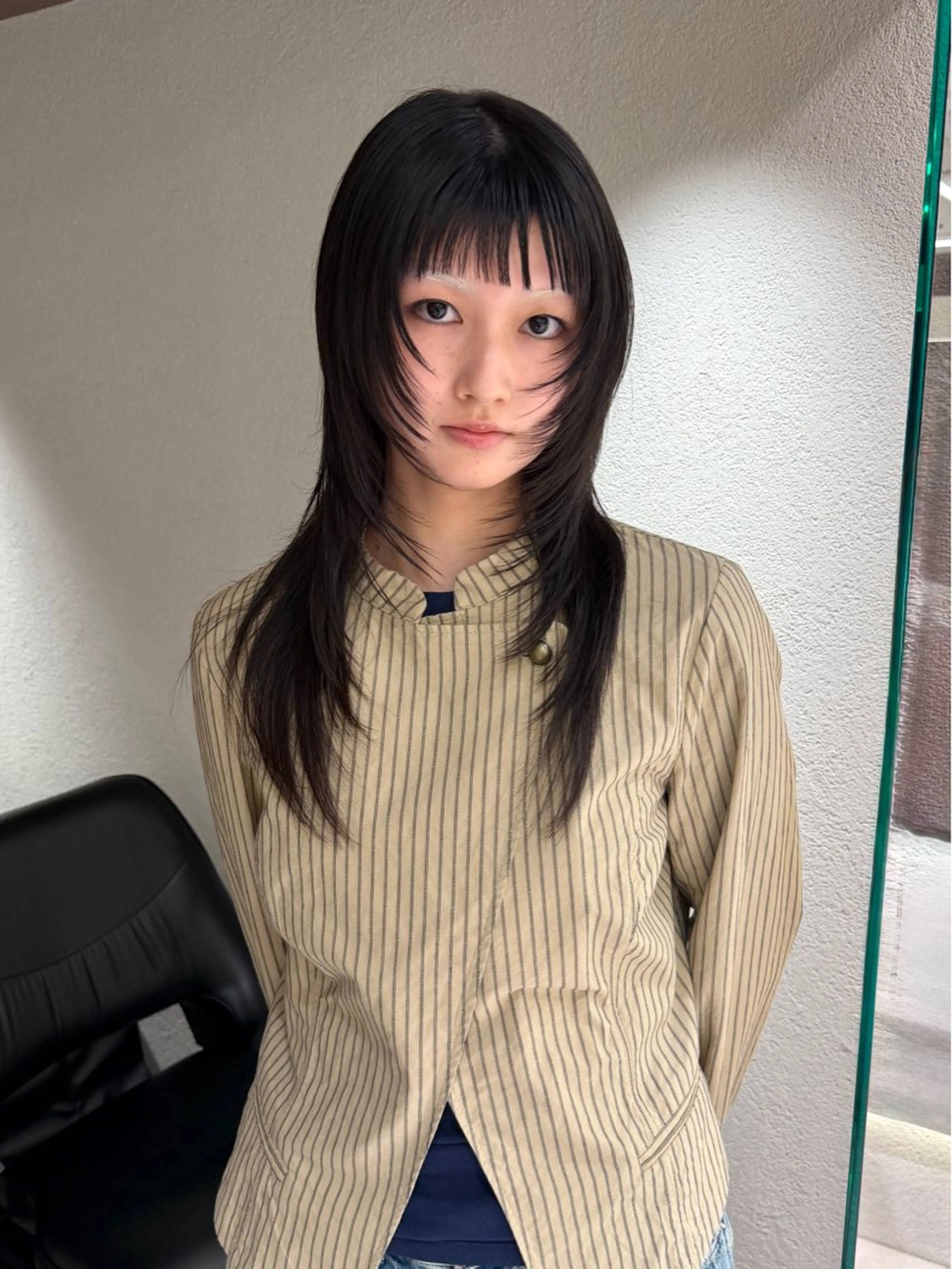 ロング rino🤍 恵比寿レイヤーカットのヘアスタイル