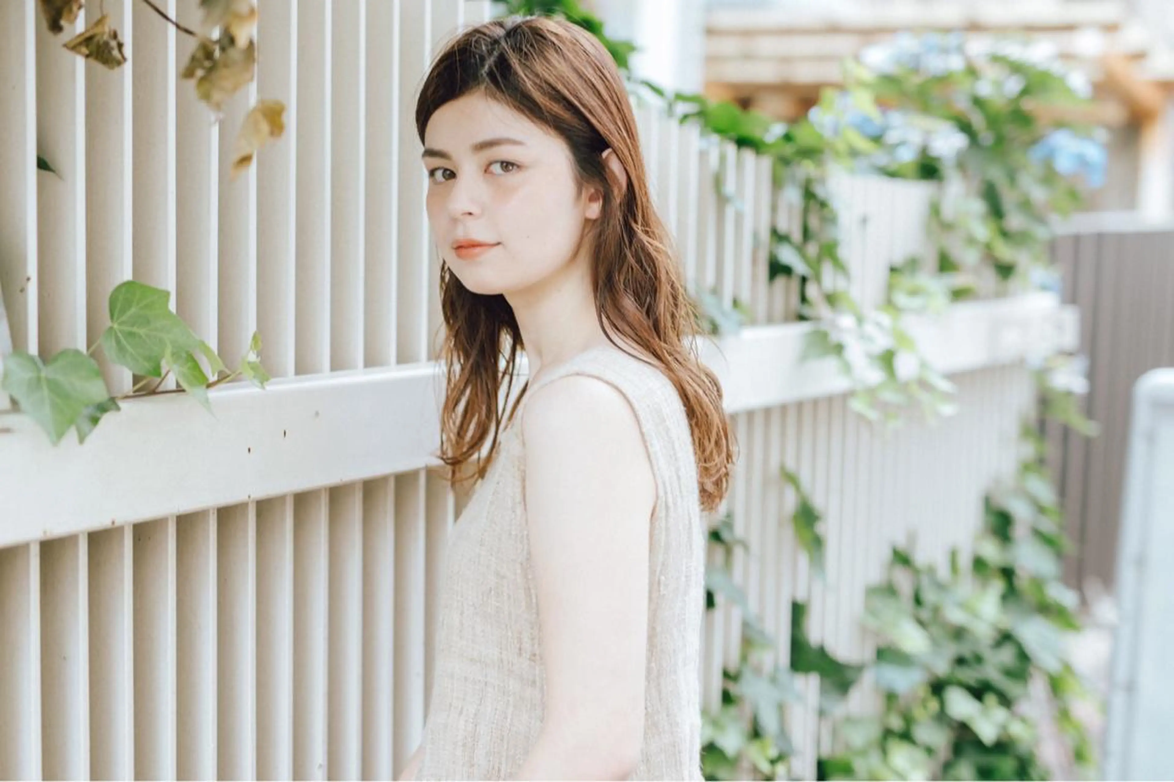 セミロング カラー ケアカラー ミント トリートメント トップ スタイリストのヘアスタイル