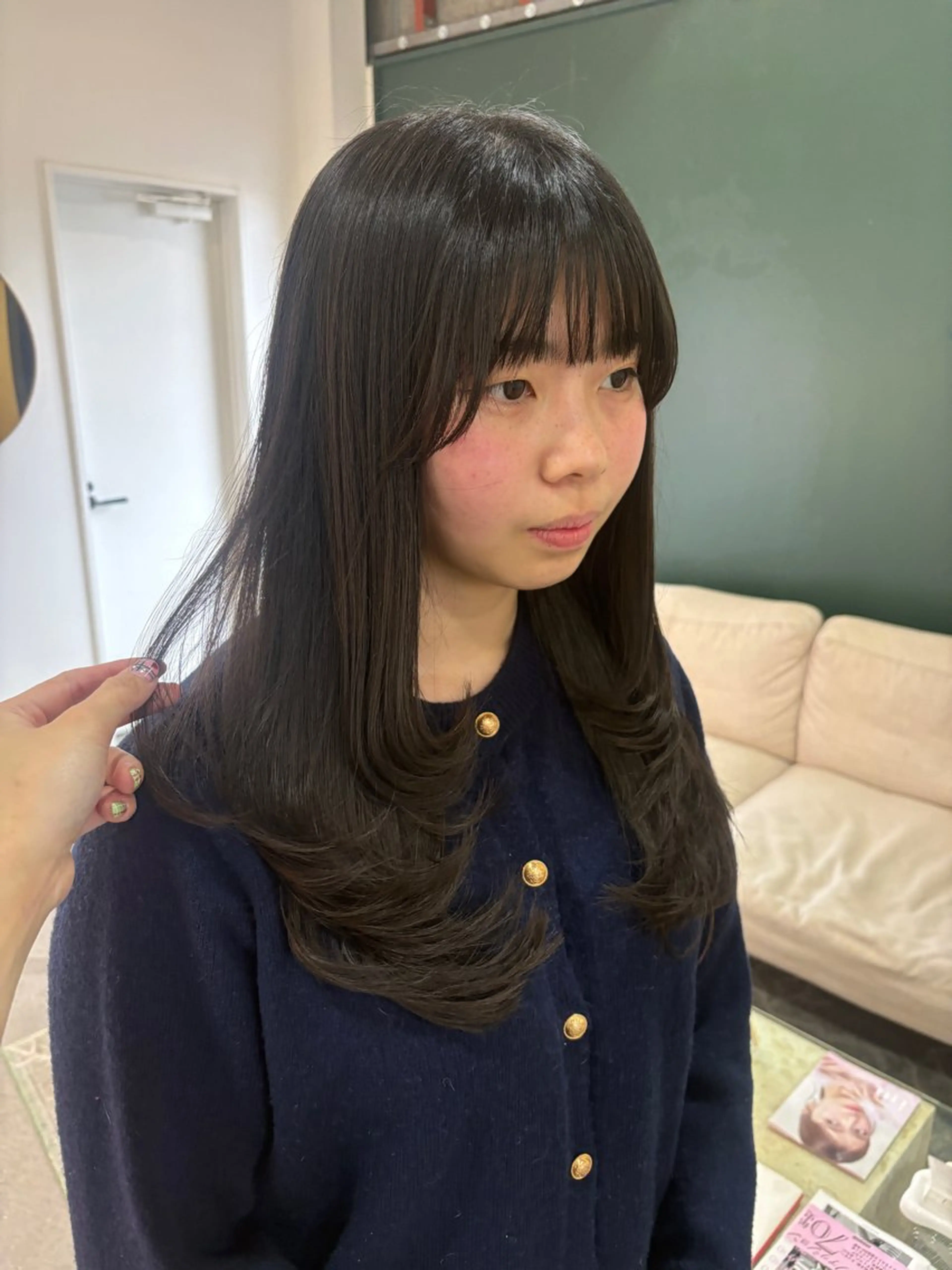 ロング レイヤーカット EDAME/ 心奈のヘアスタイル