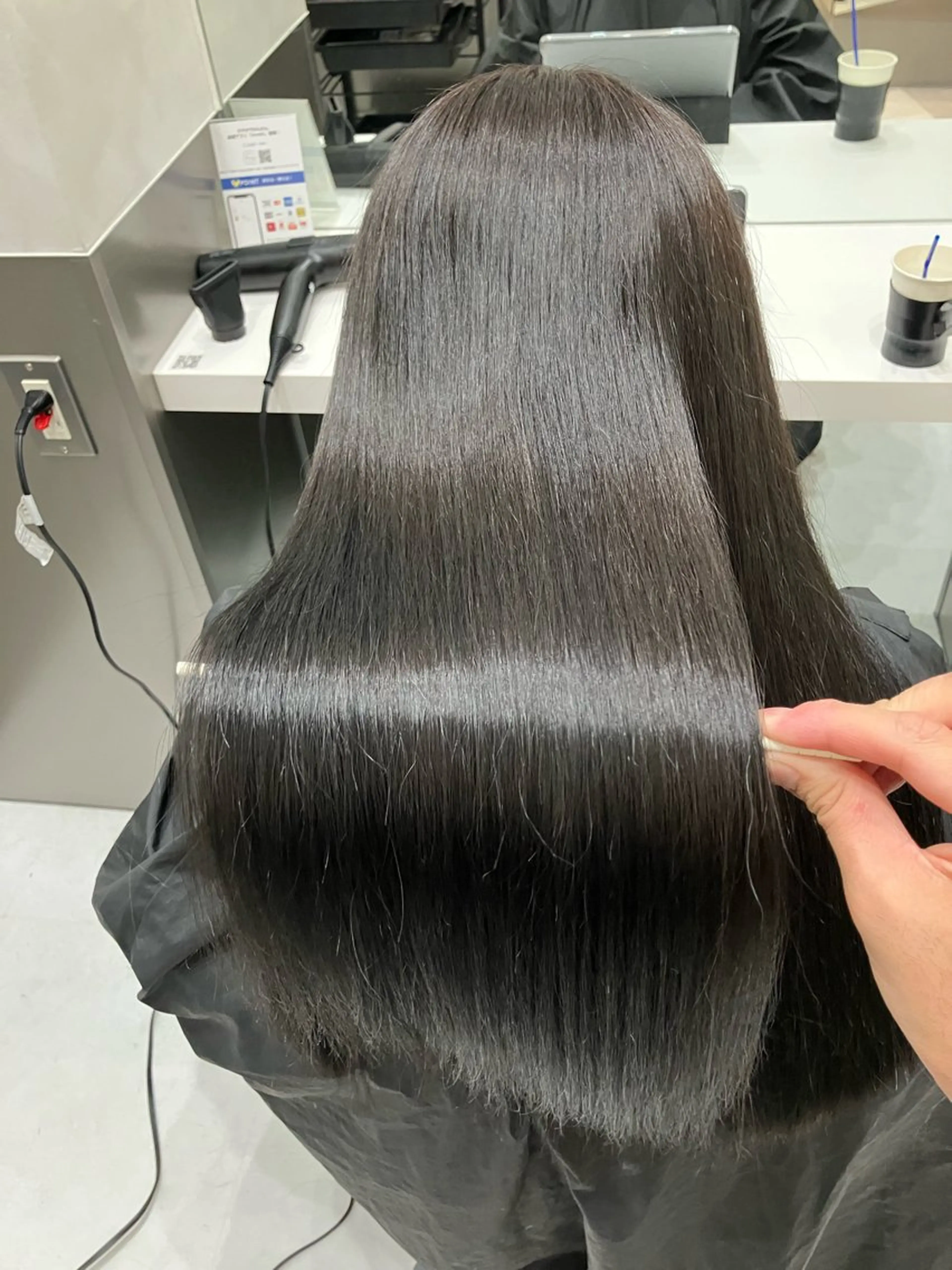 ロング カラー カット ヘアカラー トリートメント GO TODAY SHAIRE SALON原宿vita店舗所属・💖ブリーチなし透明 感💖ASAHIのヘアスタイル