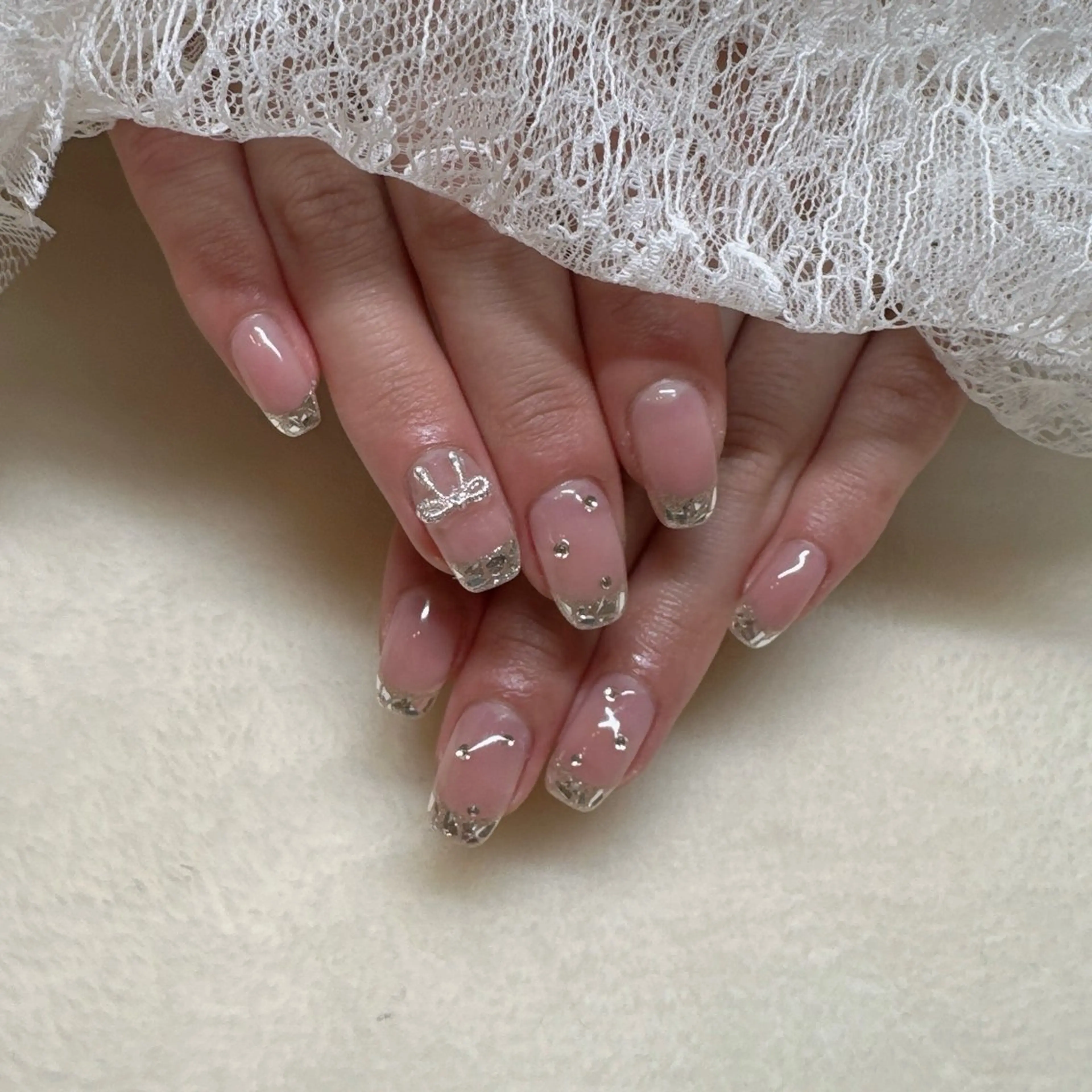 ネイル ハンドネイル 韓国ネイル/ワンホン ネイル🎀表参道3分のネイルデザイン