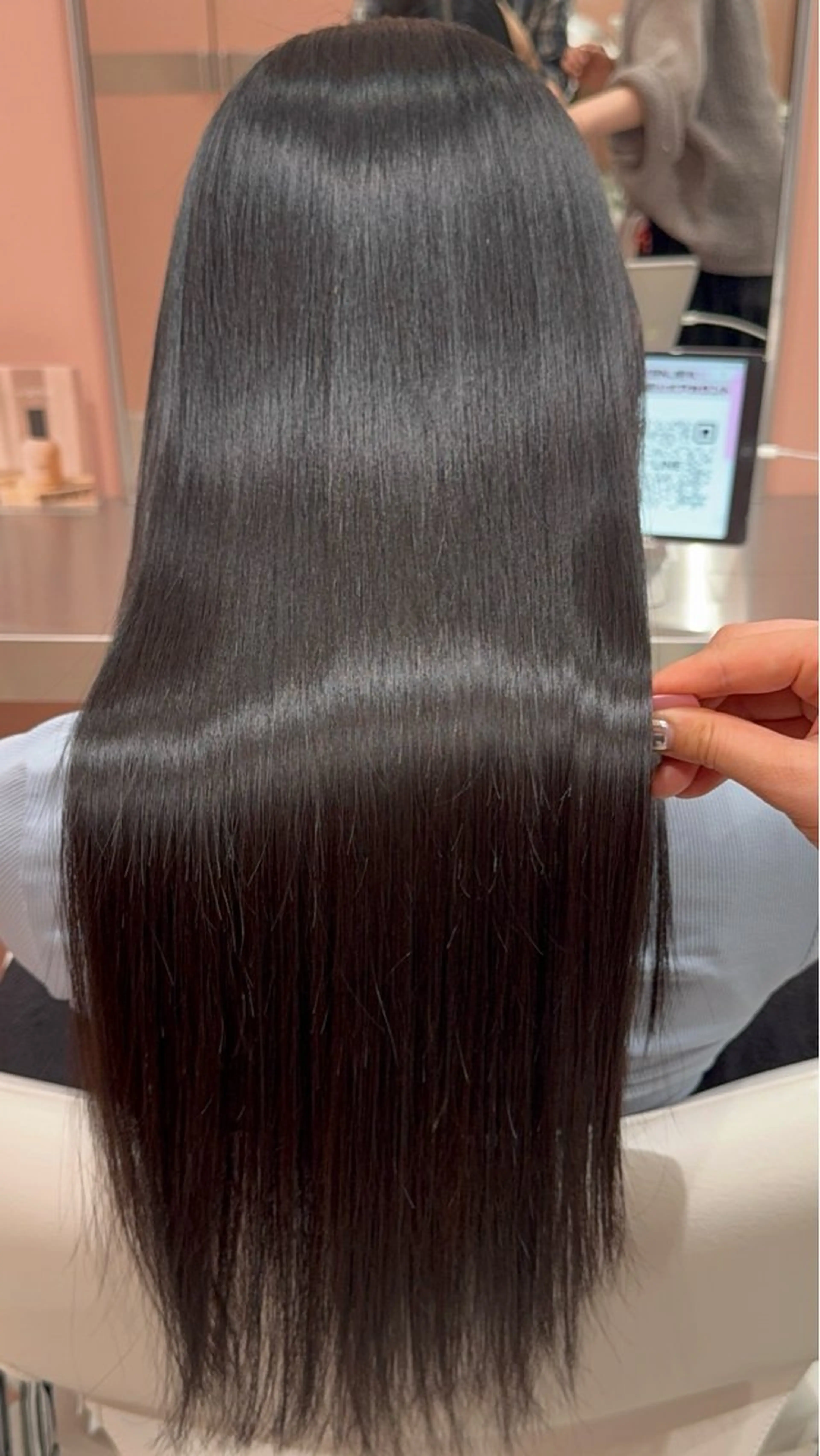 ロング カット 縮毛矯正 トリートメント 🫧髪質改善/縮毛 矯正/RIKOのヘアスタイル