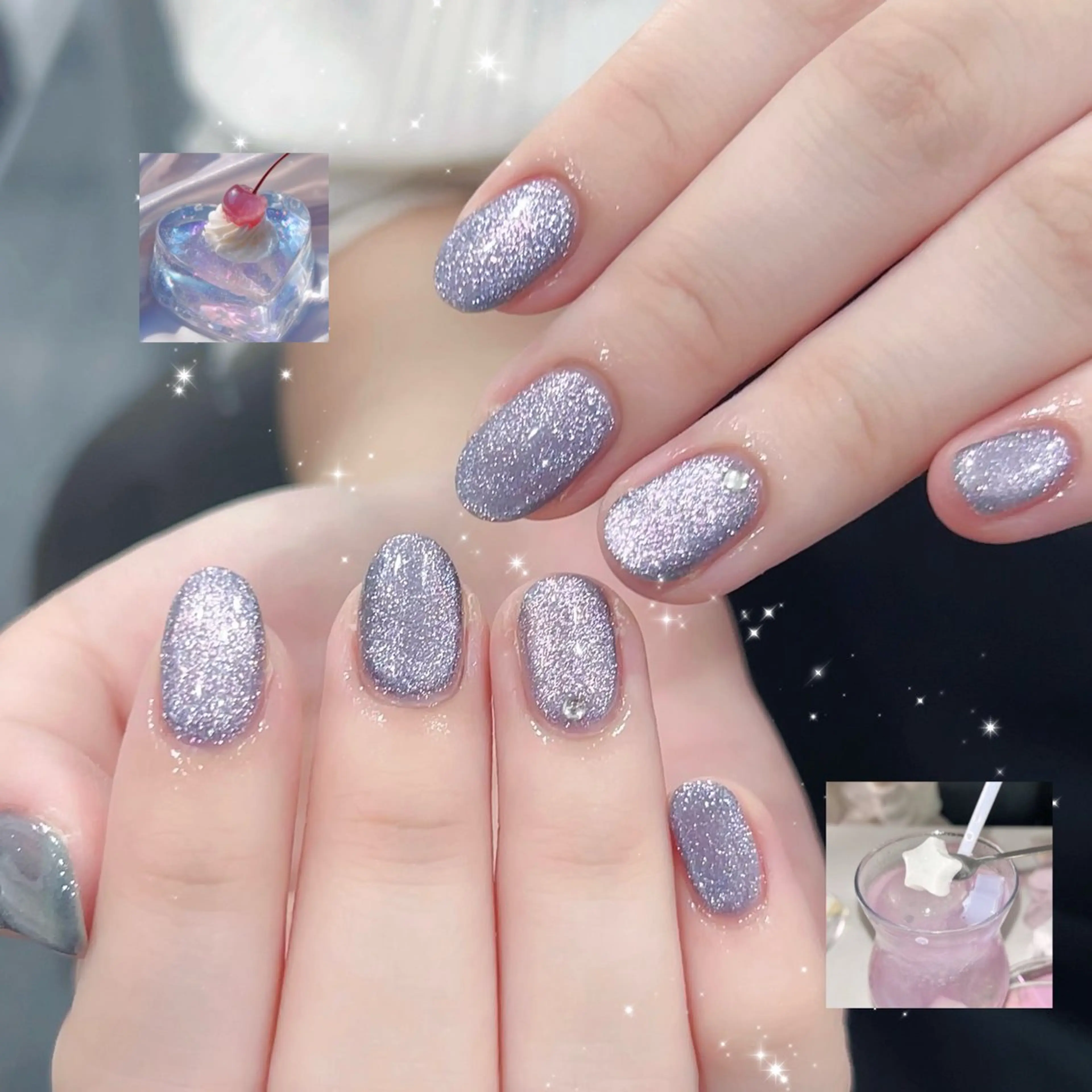 ネイル ハンドネイル 🪄mimi🎀 Midori🪽のネイルデザイン