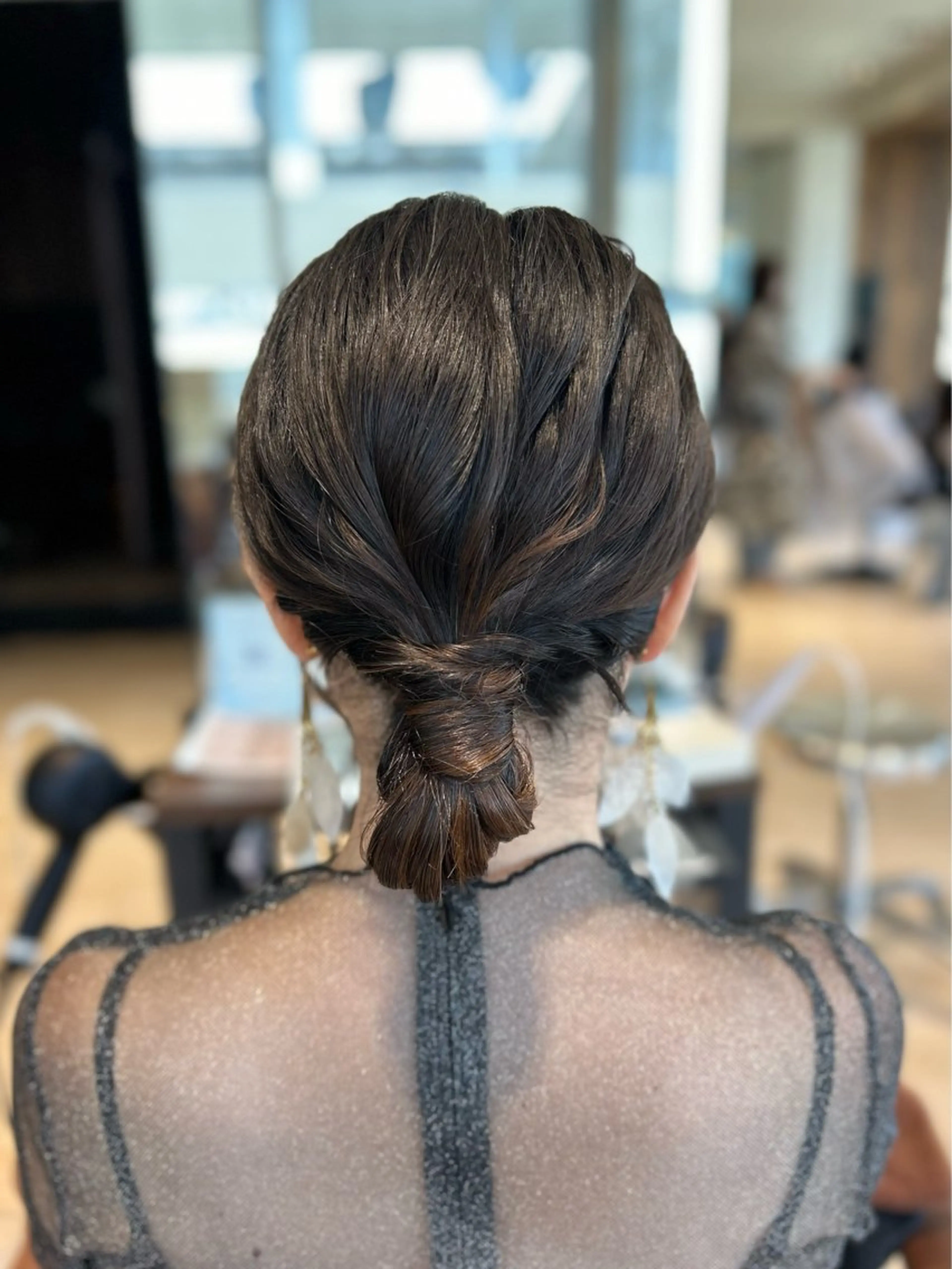 ミディアム カラー ヘアアレンジ ボブ カット ヘアセット 髙木美緒🌿 レイヤー/アレンジのヘアスタイル