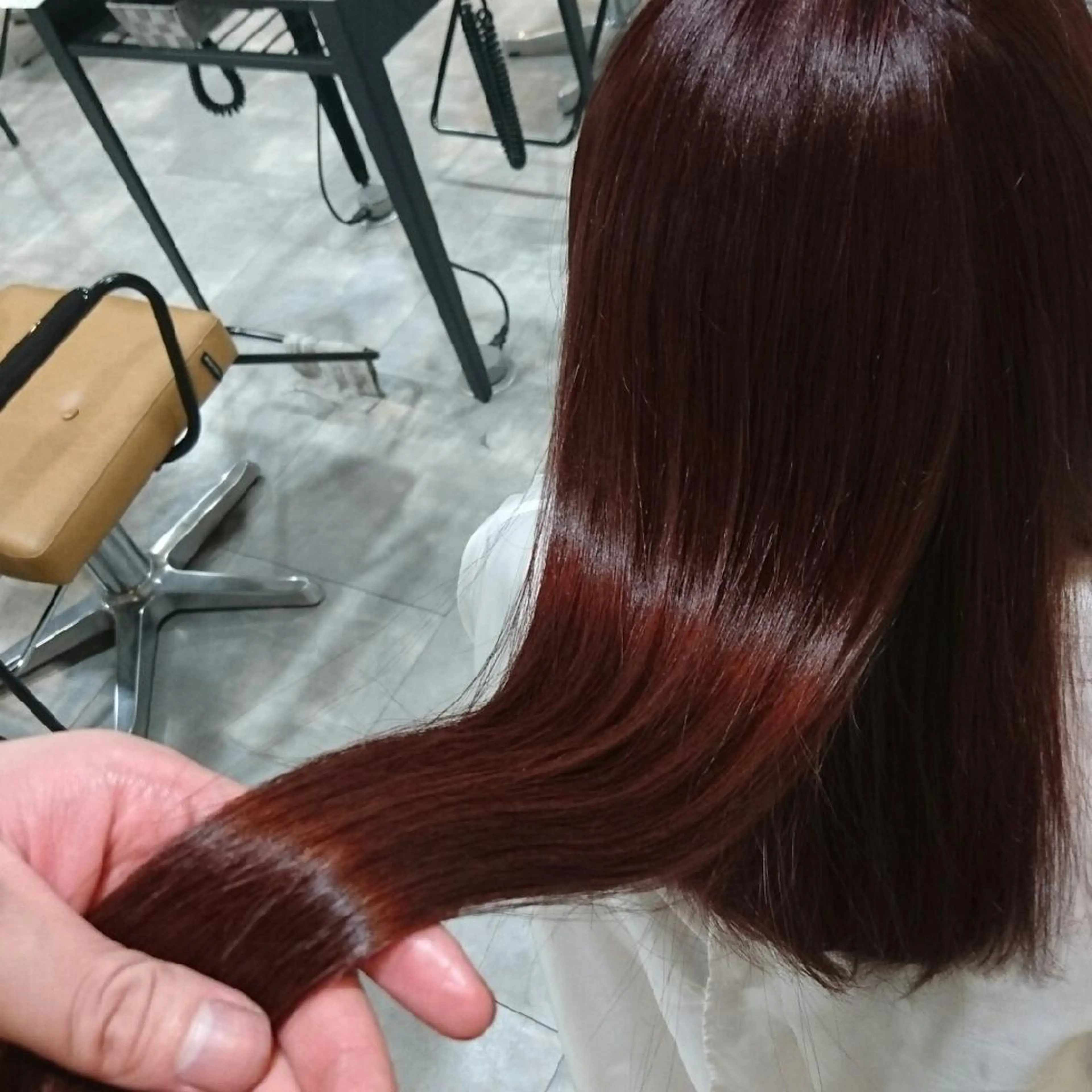 ミディアム カット パーマ 東梅田/美髪矯正/ 大貫一輝のヘアスタイル