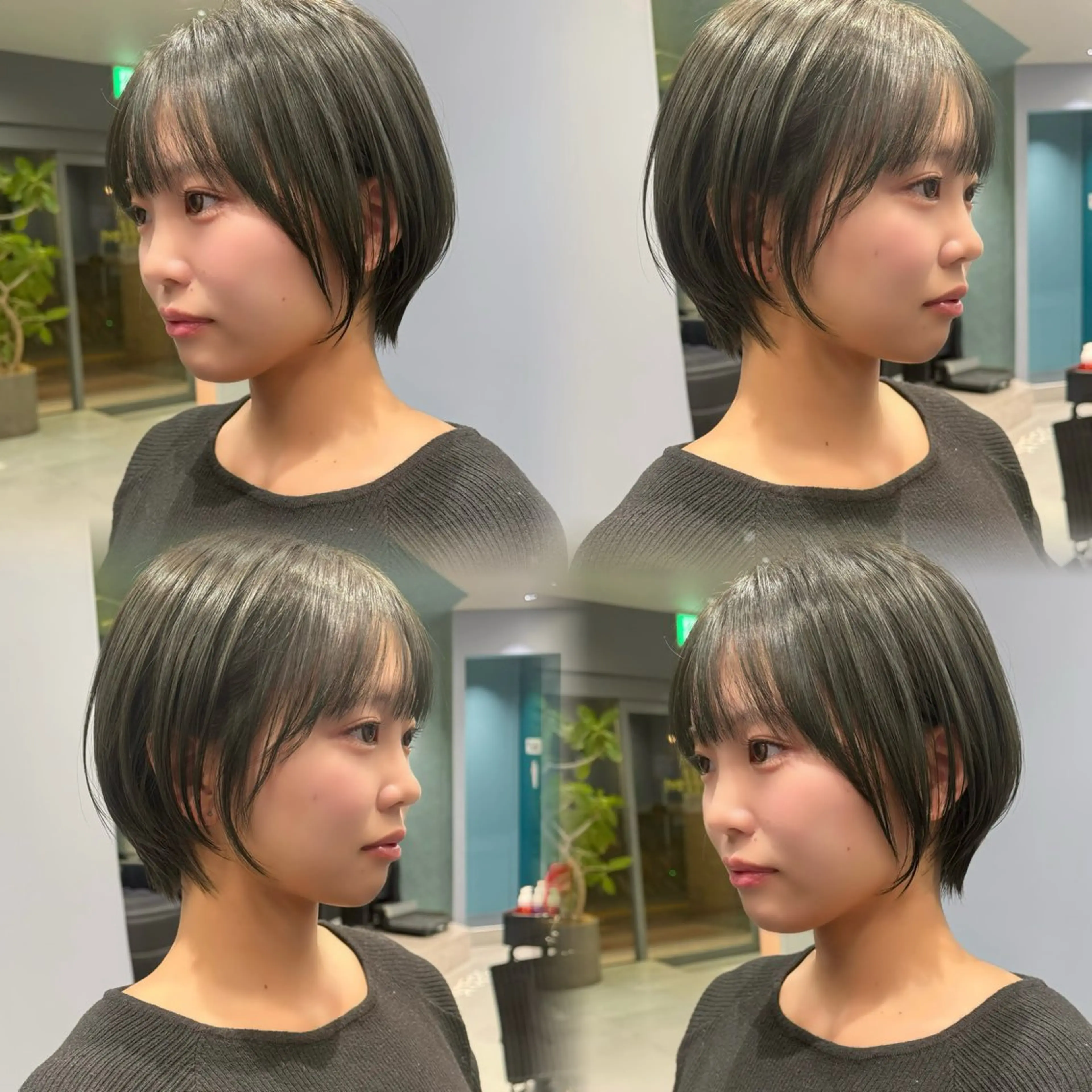 ショート カラー ベージュカラー オリーブカラー ショートヘア カット ヘアカラー トリートメント urara/ショート /透明感カラーのヘアスタイル