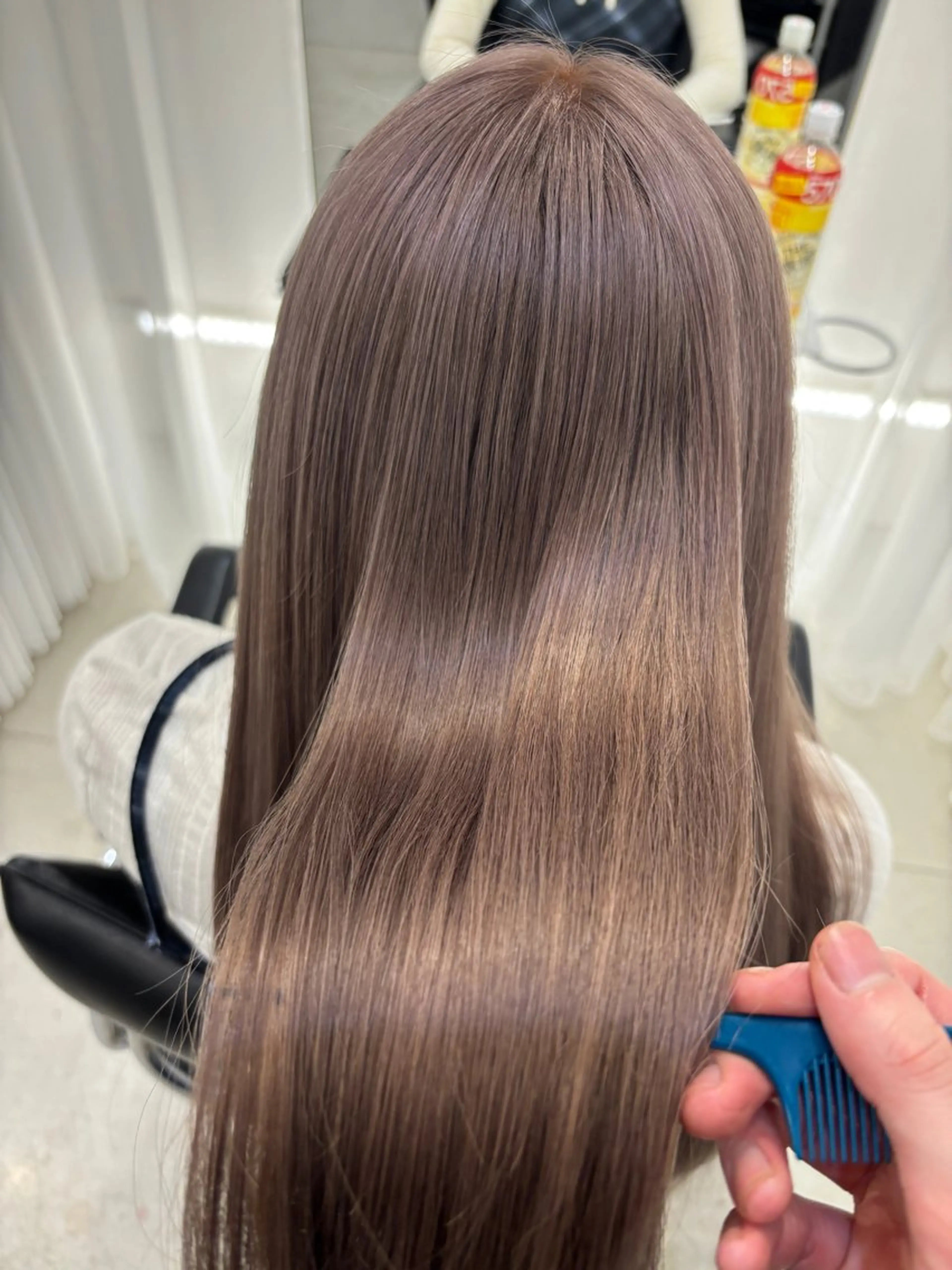 カラー 透明感カラー 髙木 藍紗のヘアスタイル