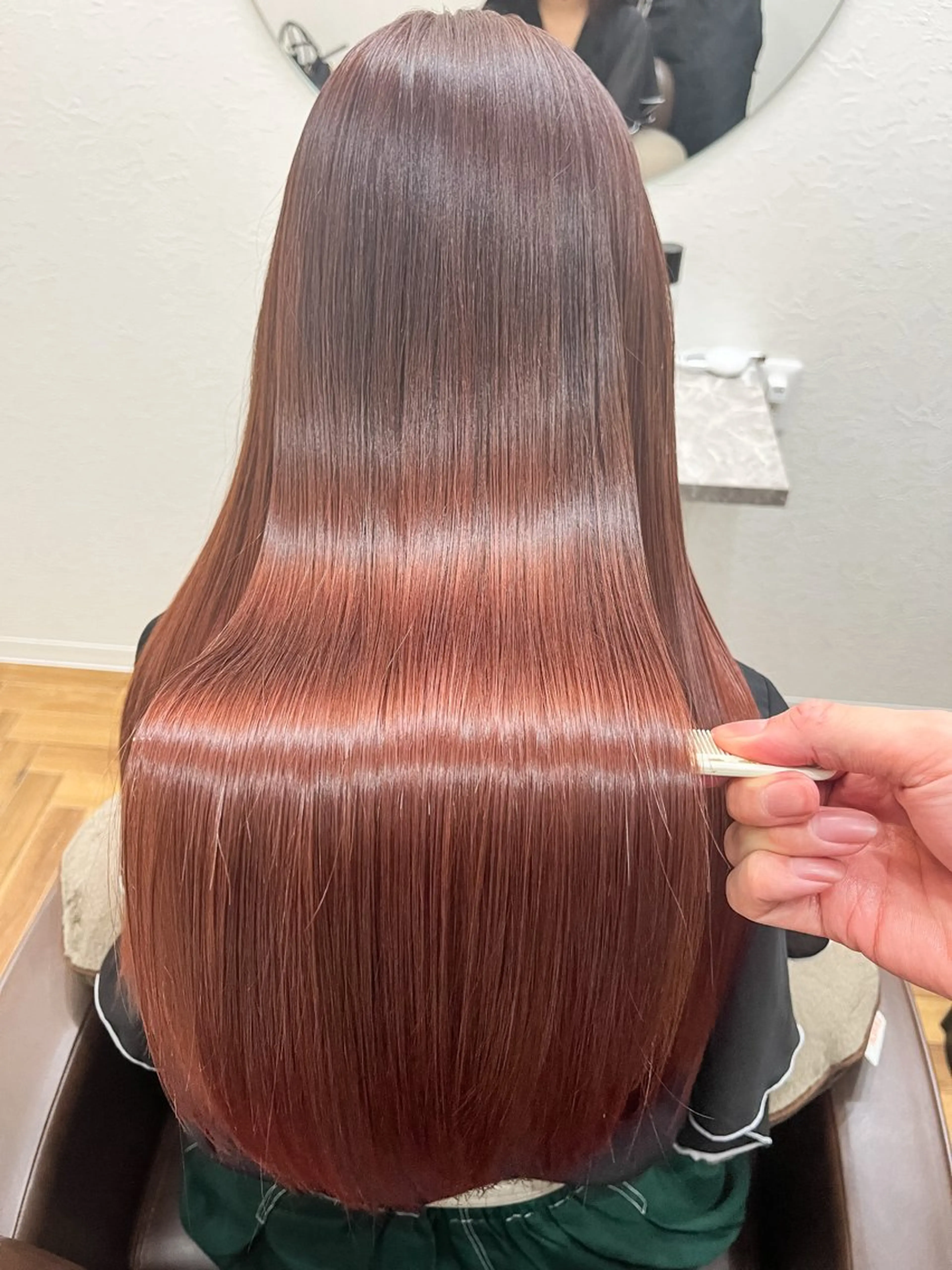 カット＋髪質改善カラー＋トリートメントの写真