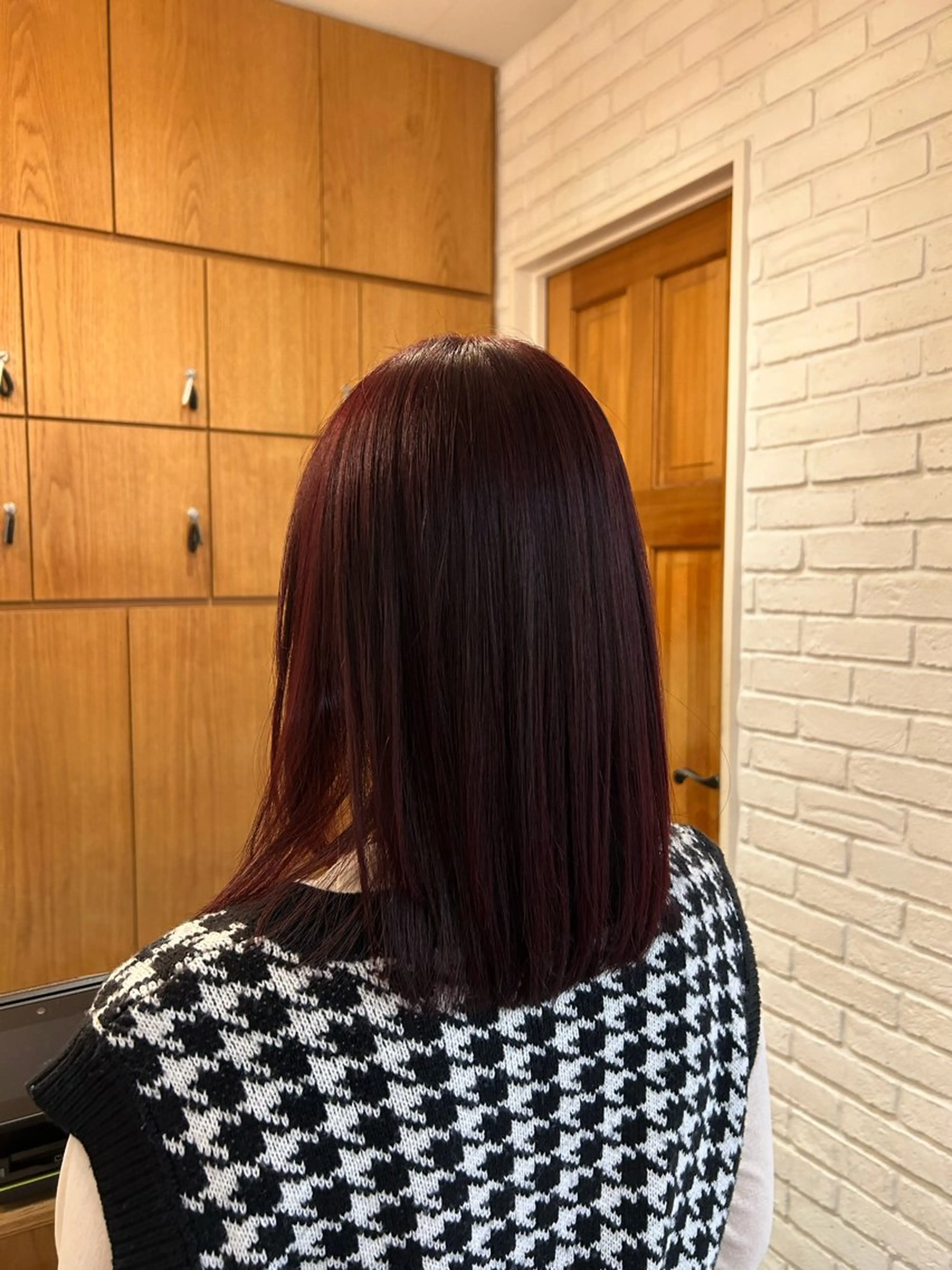 ミディアム カラー ブリーチ ダブルカラー ブリーチなしカラー ピンクカラー ボブカットモデル 募集🪄🫧まどかのヘアスタイル