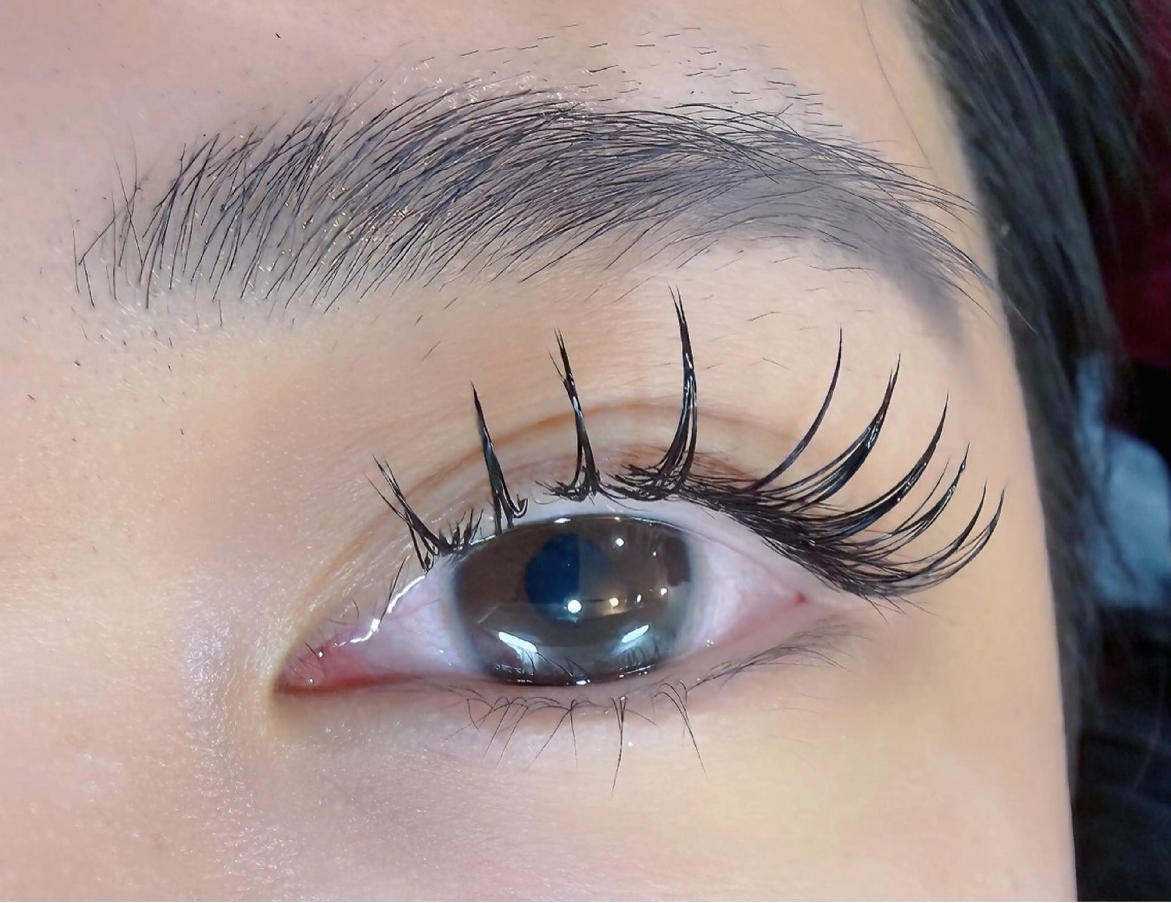 マツエク・マツパ キュート フラットラッシュ EYELA 𝑴𝑨𝑯𝑶🍒のマツエク・マツパデザイン