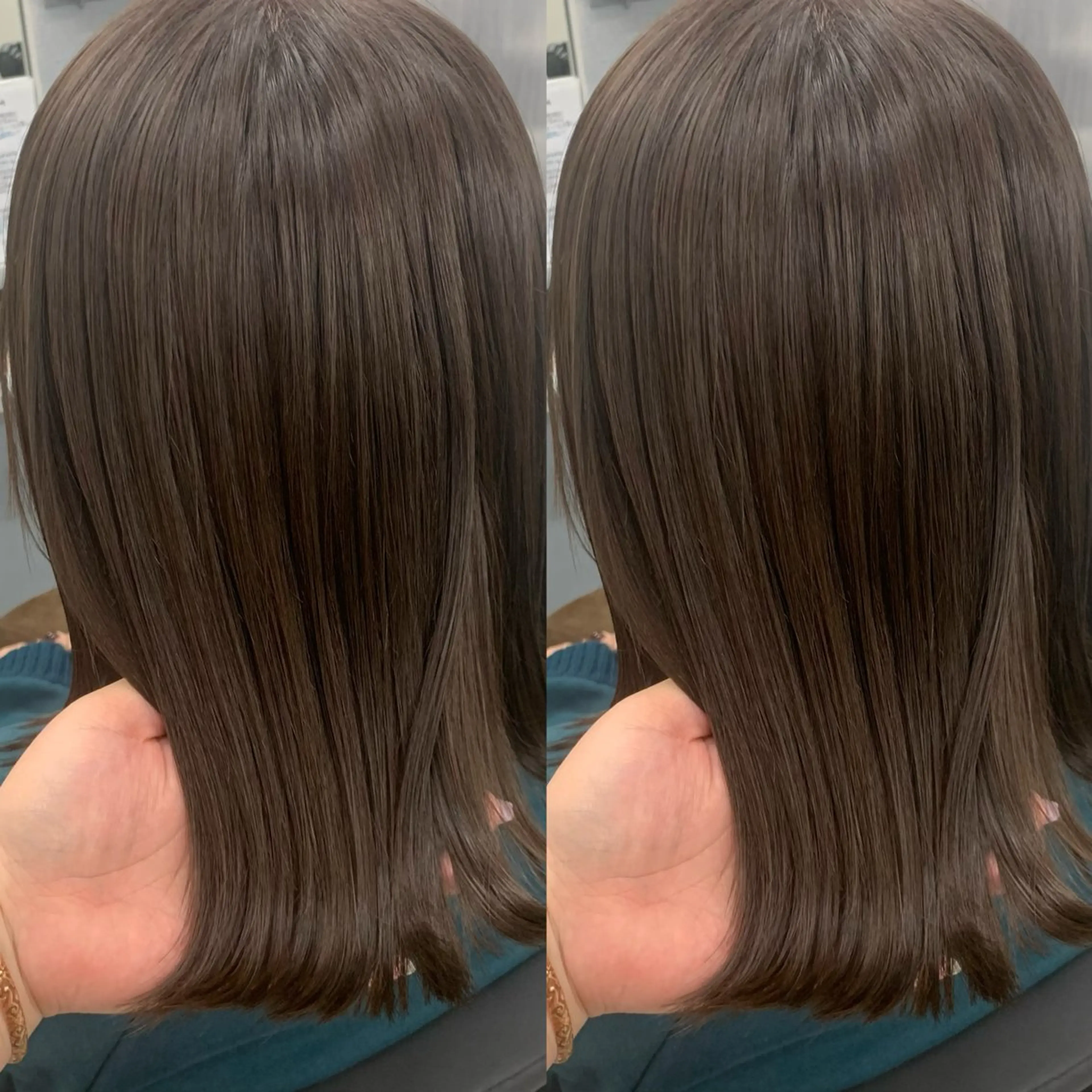 《🫧平日限定🫧》『ブリーチしたくないけど赤味を消したい方オススメ』ワンカラー➕全体カット➕トリートメント✨の写真