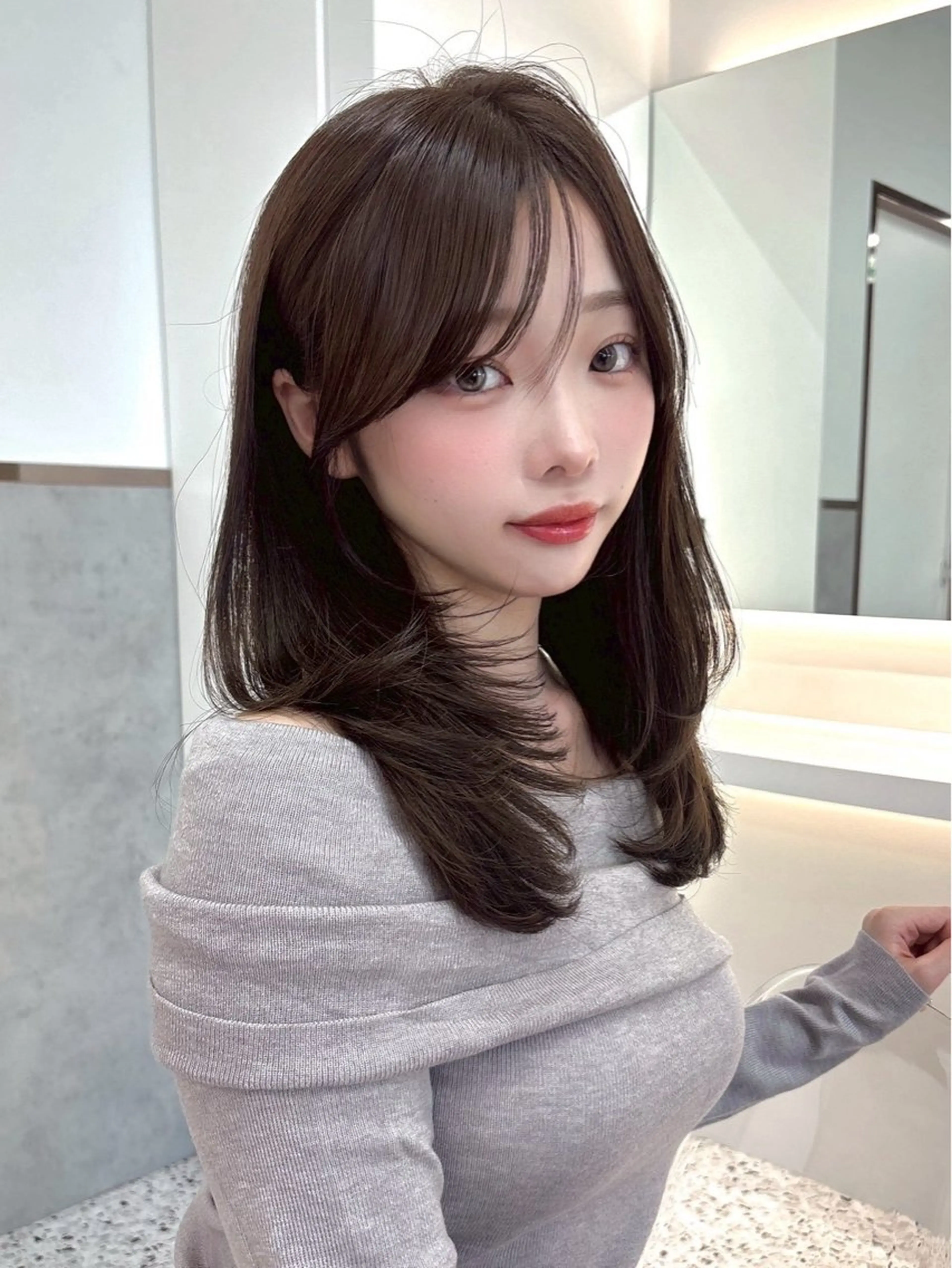 カラー 江口 瑠星のヘアスタイル