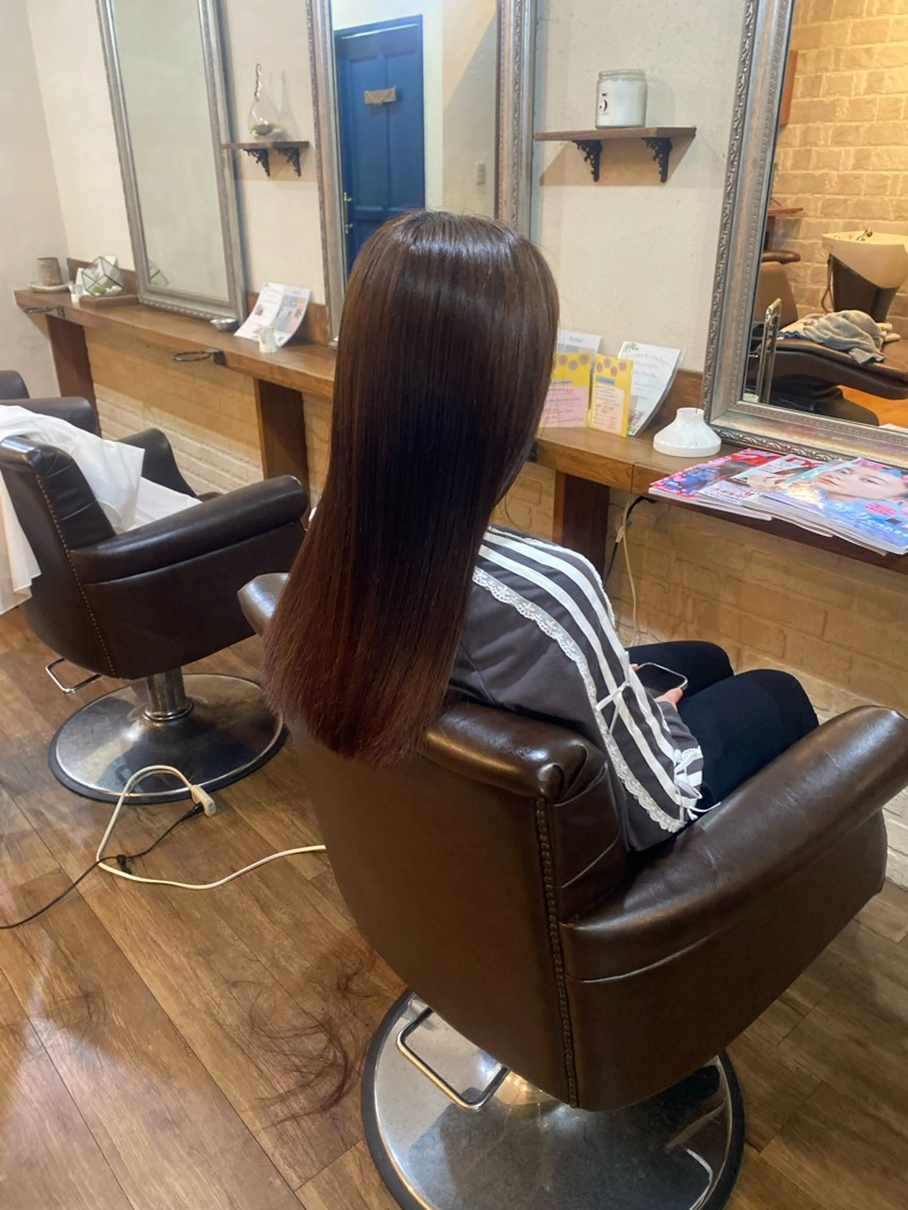 ロング 肥田 夕蘭のヘアスタイル