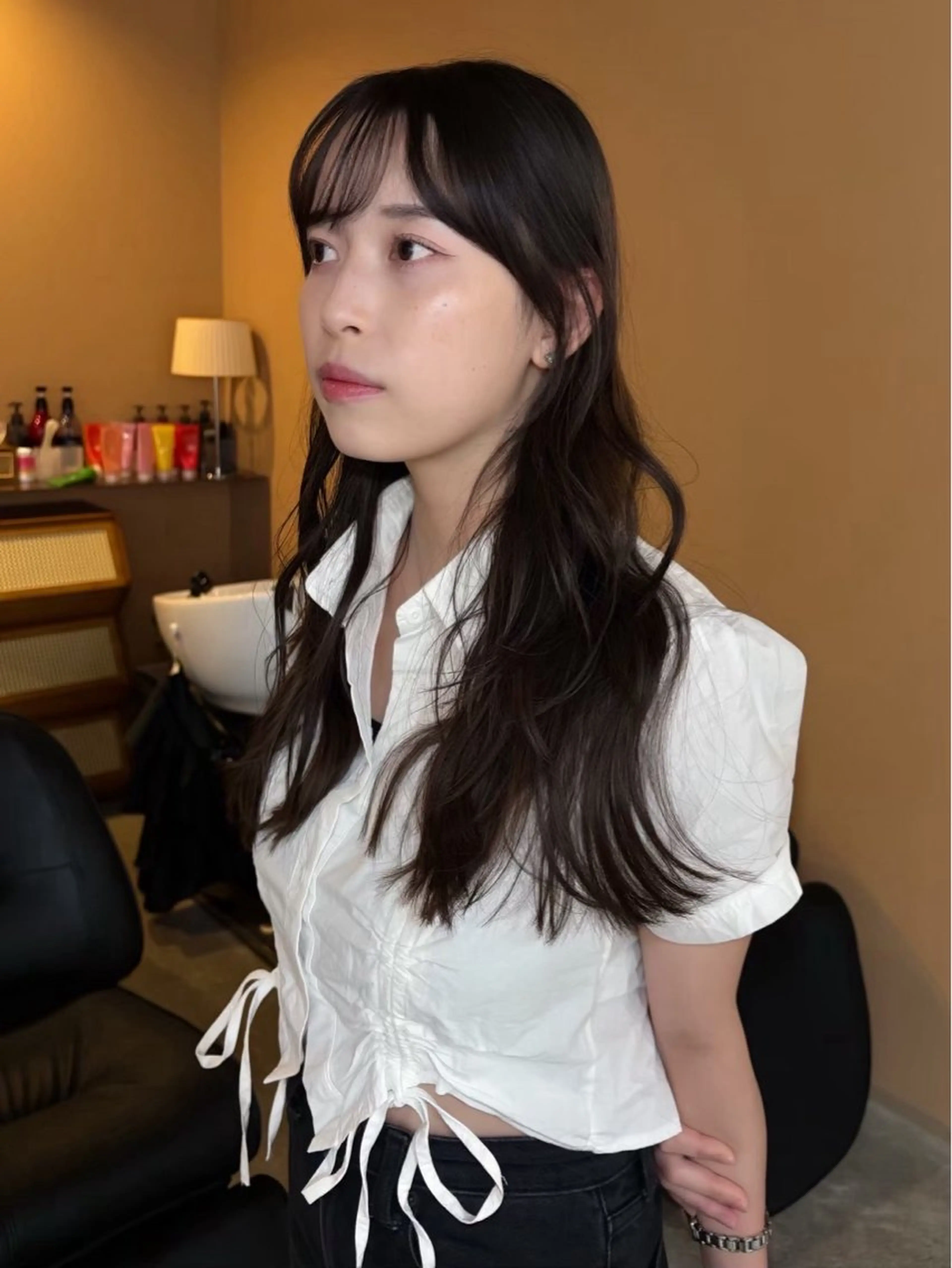 カラー YOKE 桃山台 SAKI♩ ܸのヘアスタイル