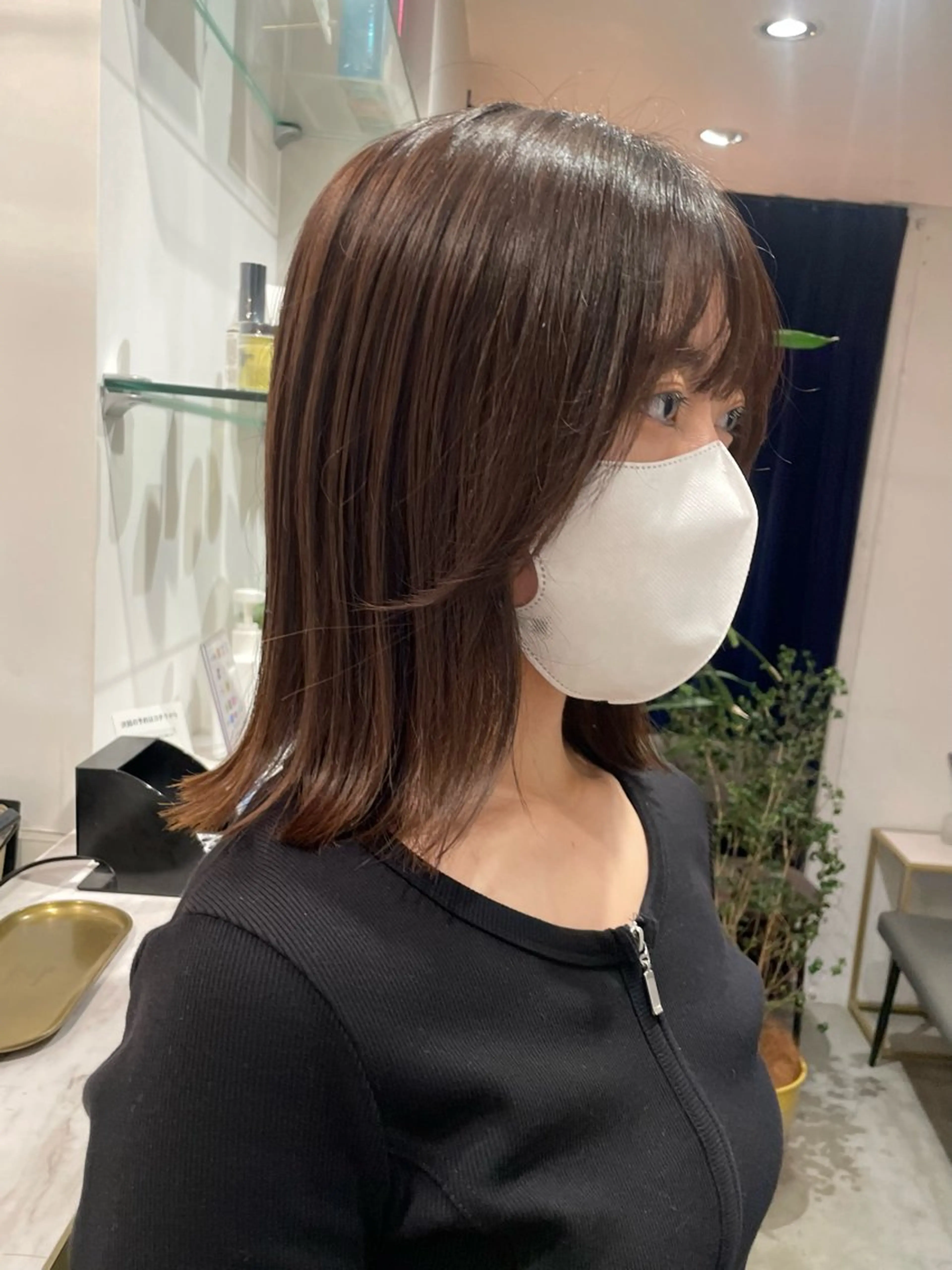 ミディアム 伊藤 まみのヘアスタイル