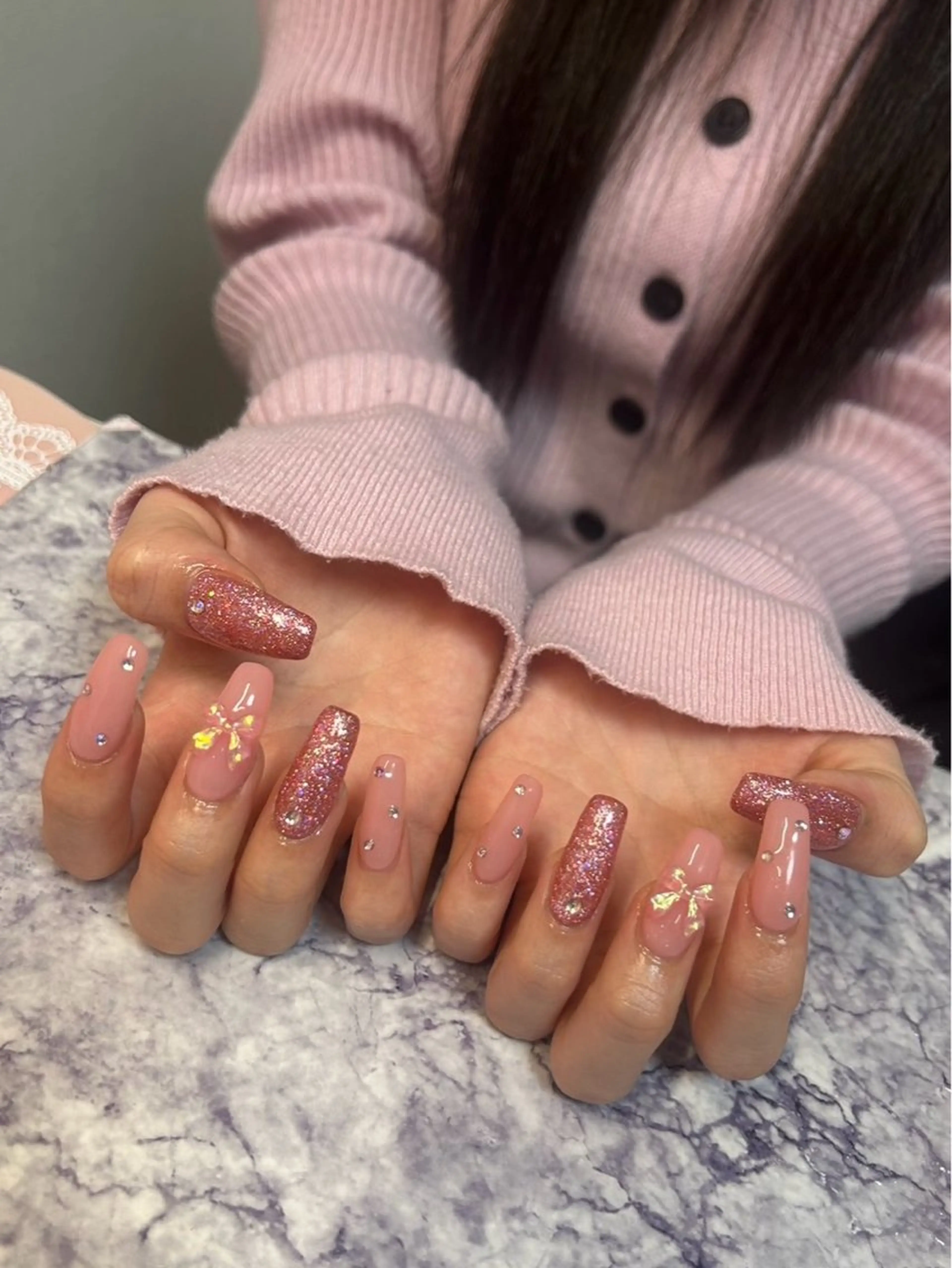 ネイル ハンドネイル Pretzels🥨 【プレッツェル】ミウのネイルデザイン