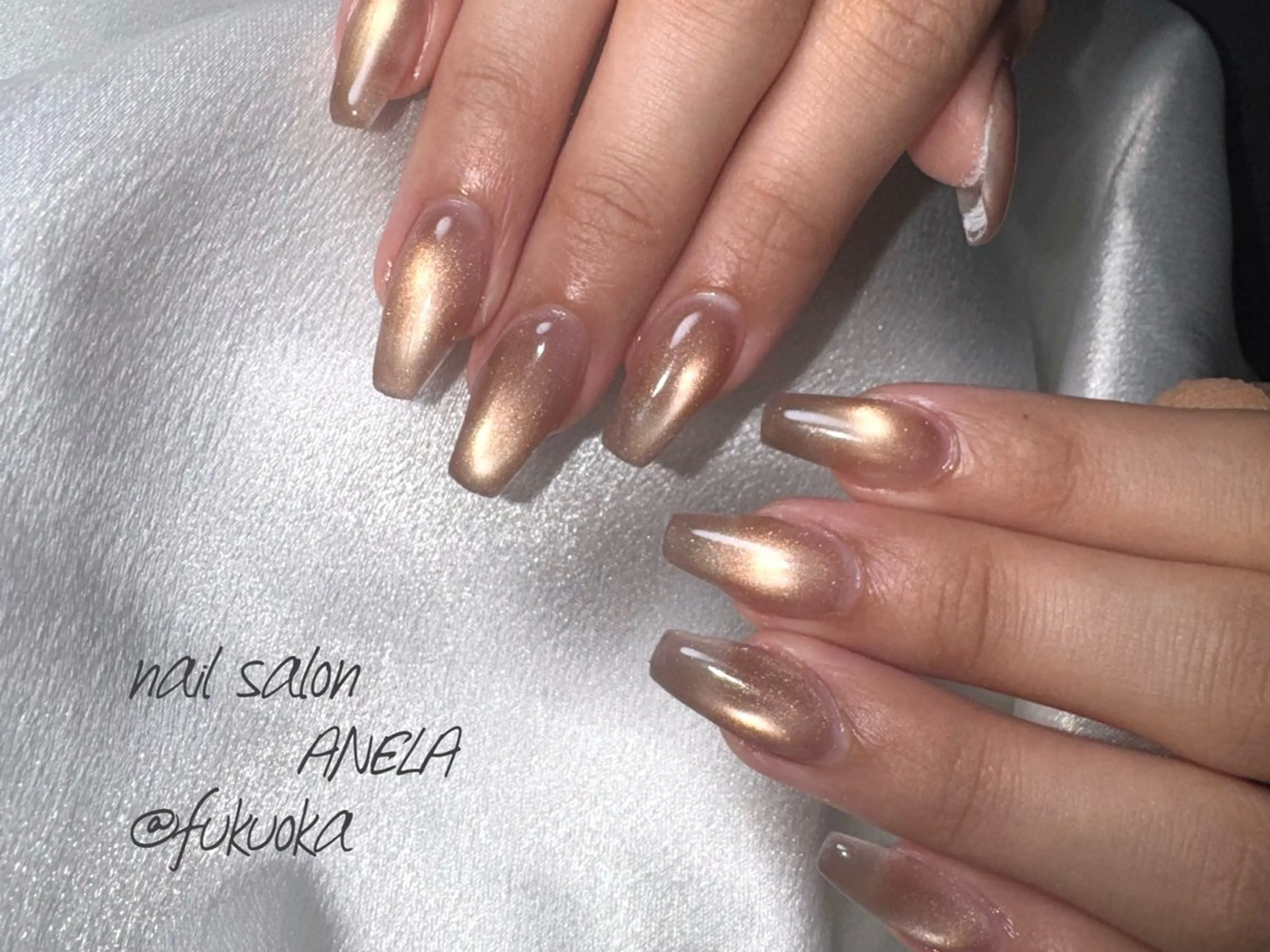 ネイル マグネットネイル ハンドネイル nail salon ANELA mayaのネイルデザイン