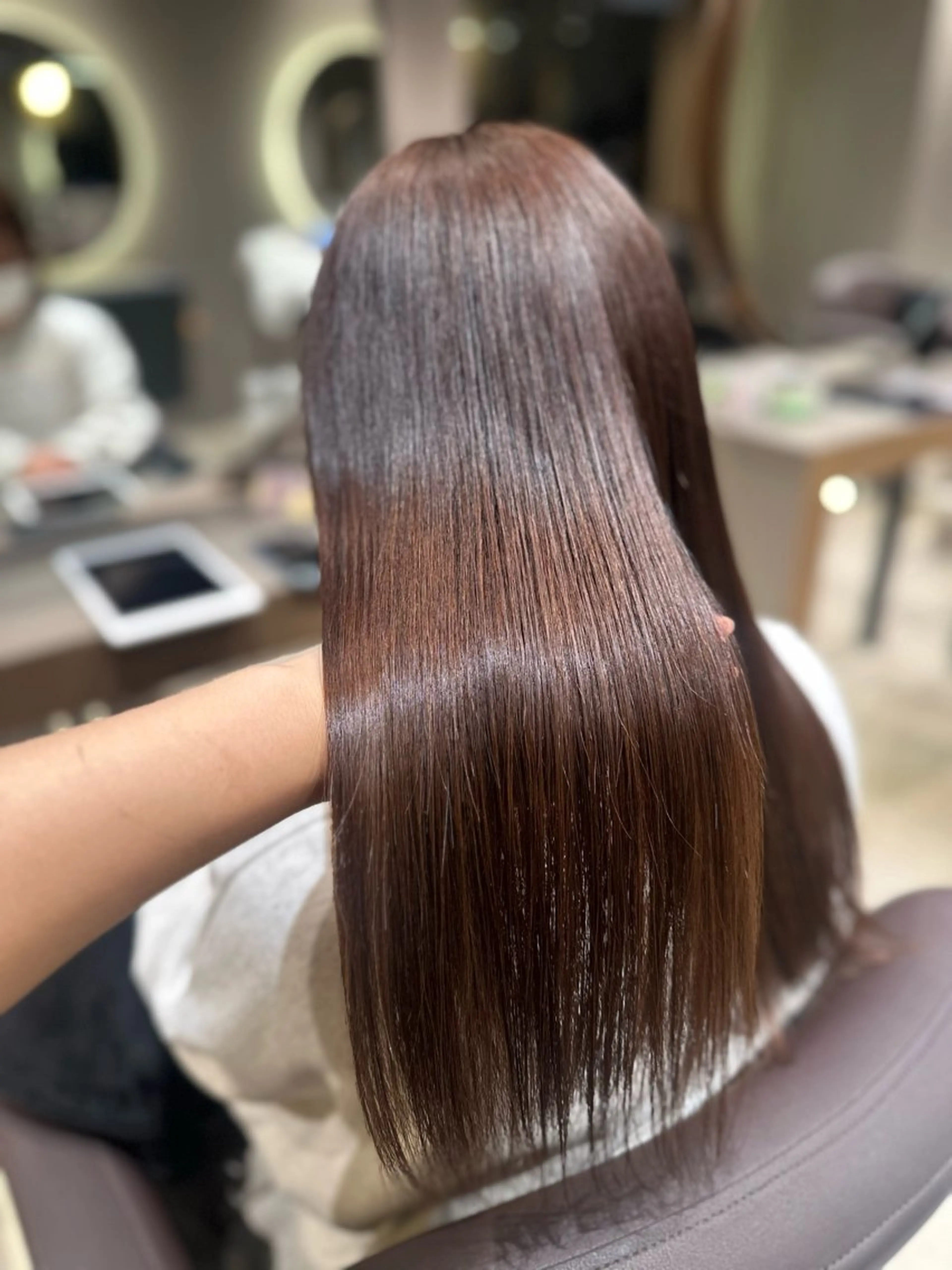 カラー ダブルカラー 縮毛矯正 ヘアカラー 🖤ྀི渡邉 あみか🖤ᩚのヘアスタイル