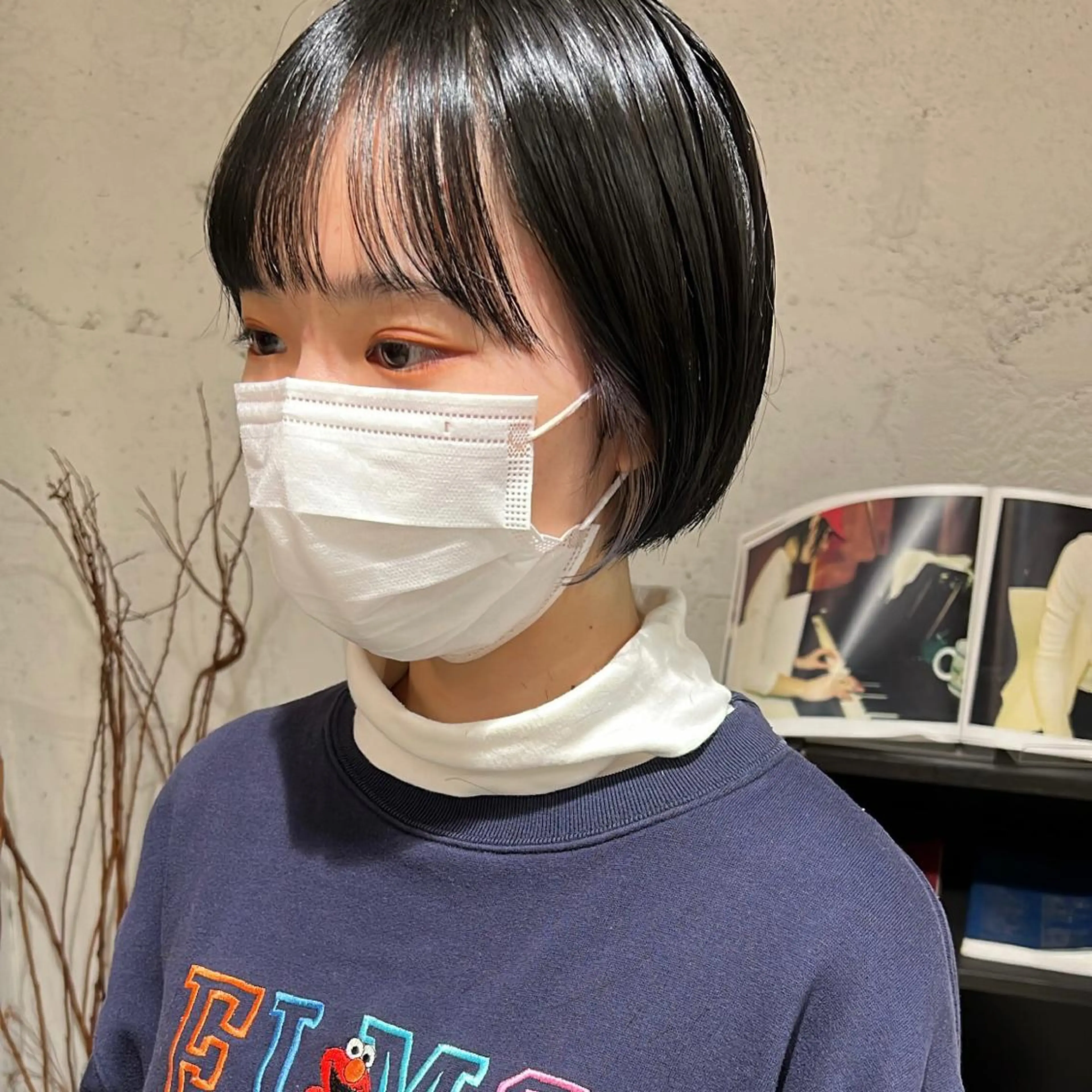 ショート ボブ カット ヘアカラー トリートメント 松本  夏海のヘアスタイル