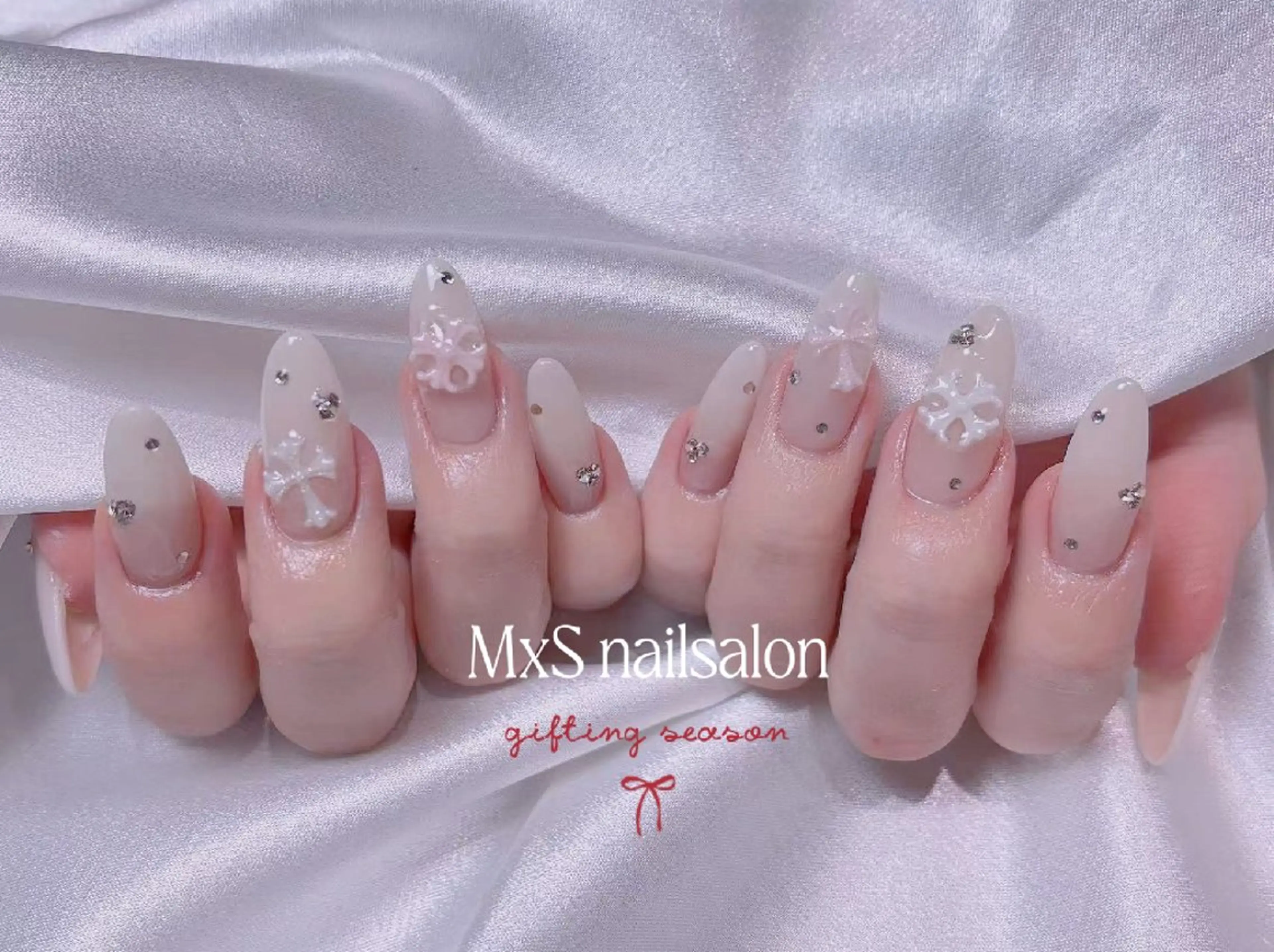 ネイル ジェルネイル 韓国ネイル マグネットネイル パラジェル ワンホンネイル ハンドネイル ハンドケア M×S Nail みなのネイルデザイン