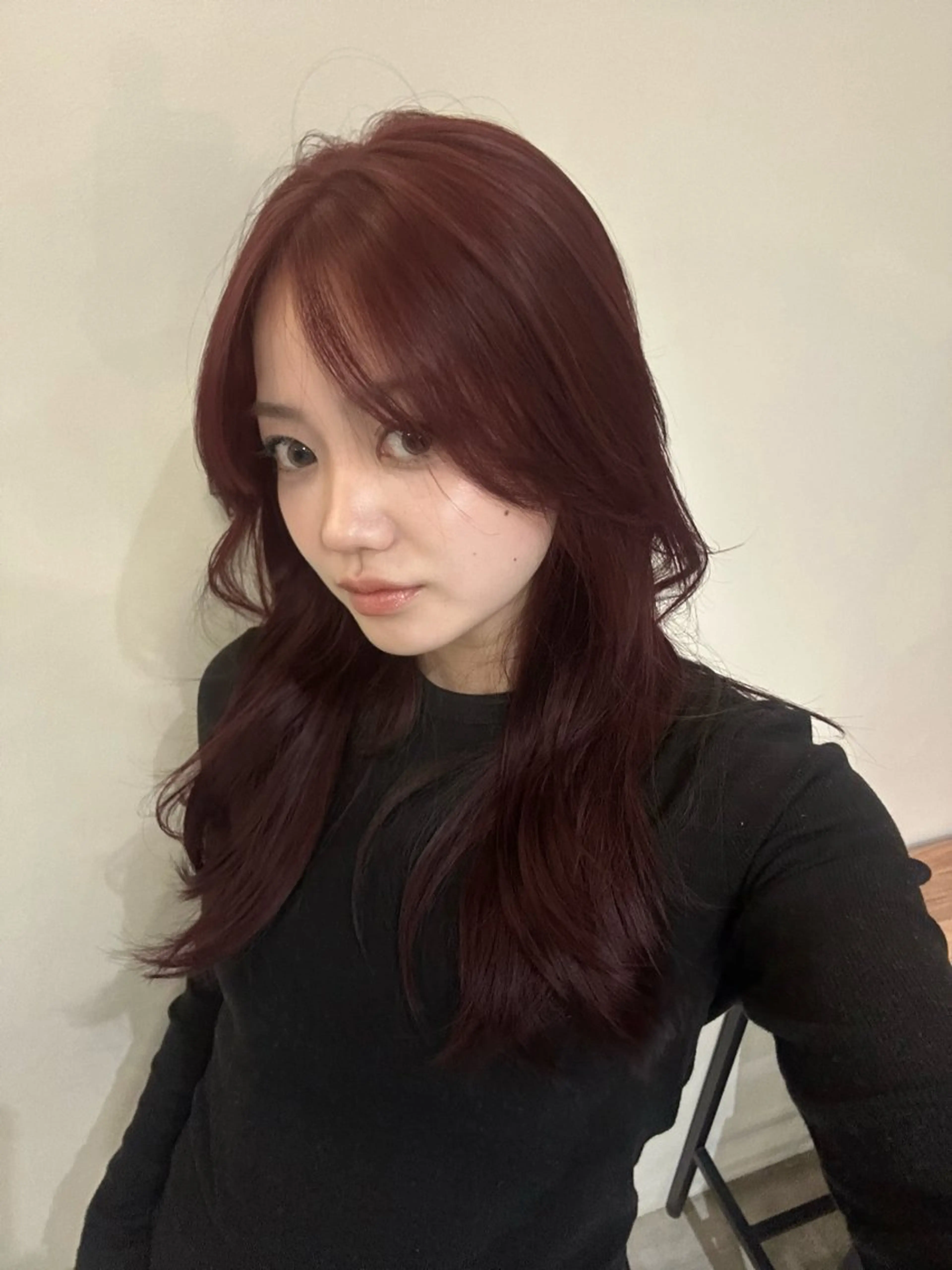 ロング カラー 韓国ボブ/レイヤー ボブ/ EMIRIのヘアスタイル