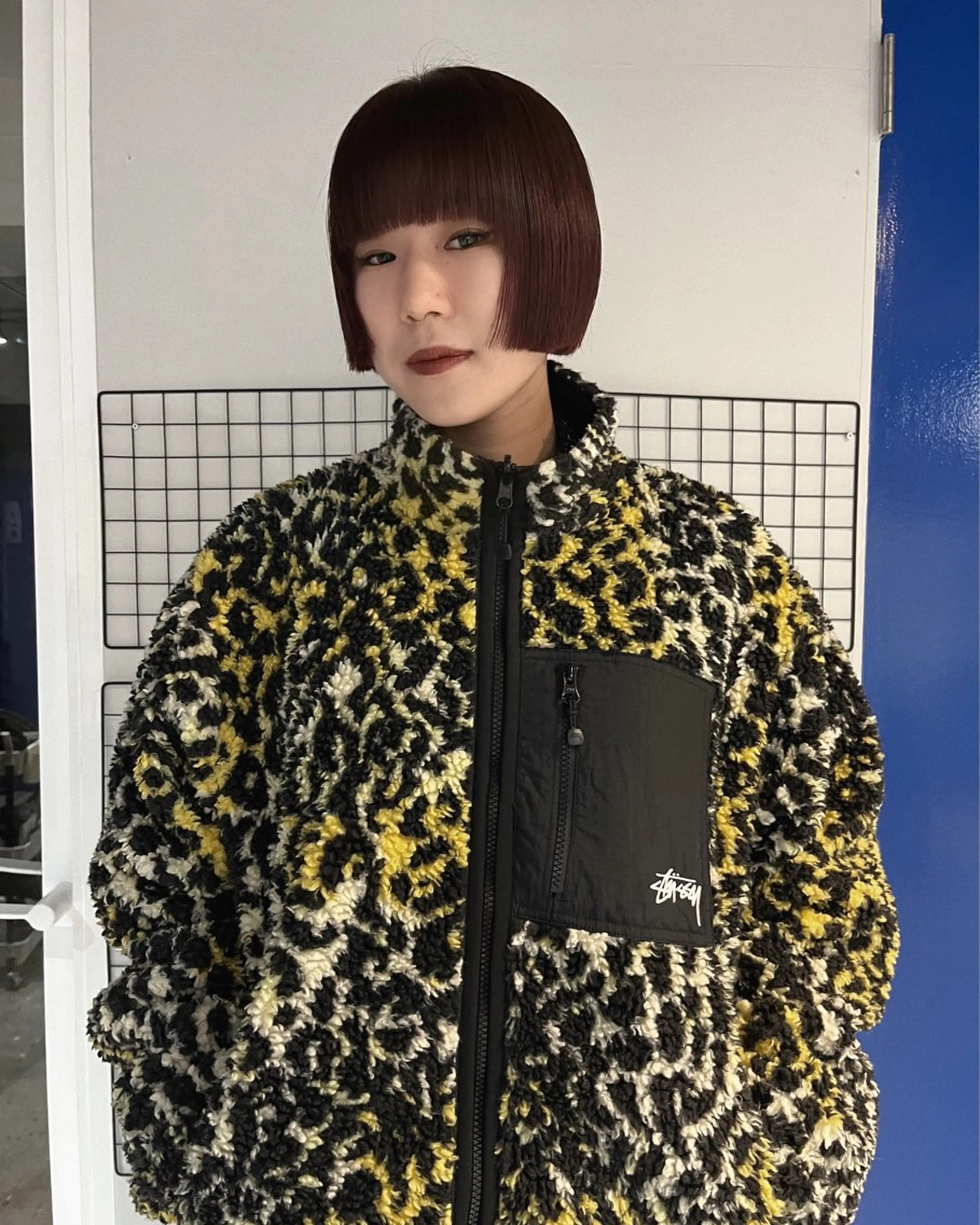 カラー ボブ ワイドバング AOI ハイトーン/ボブのヘアスタイル