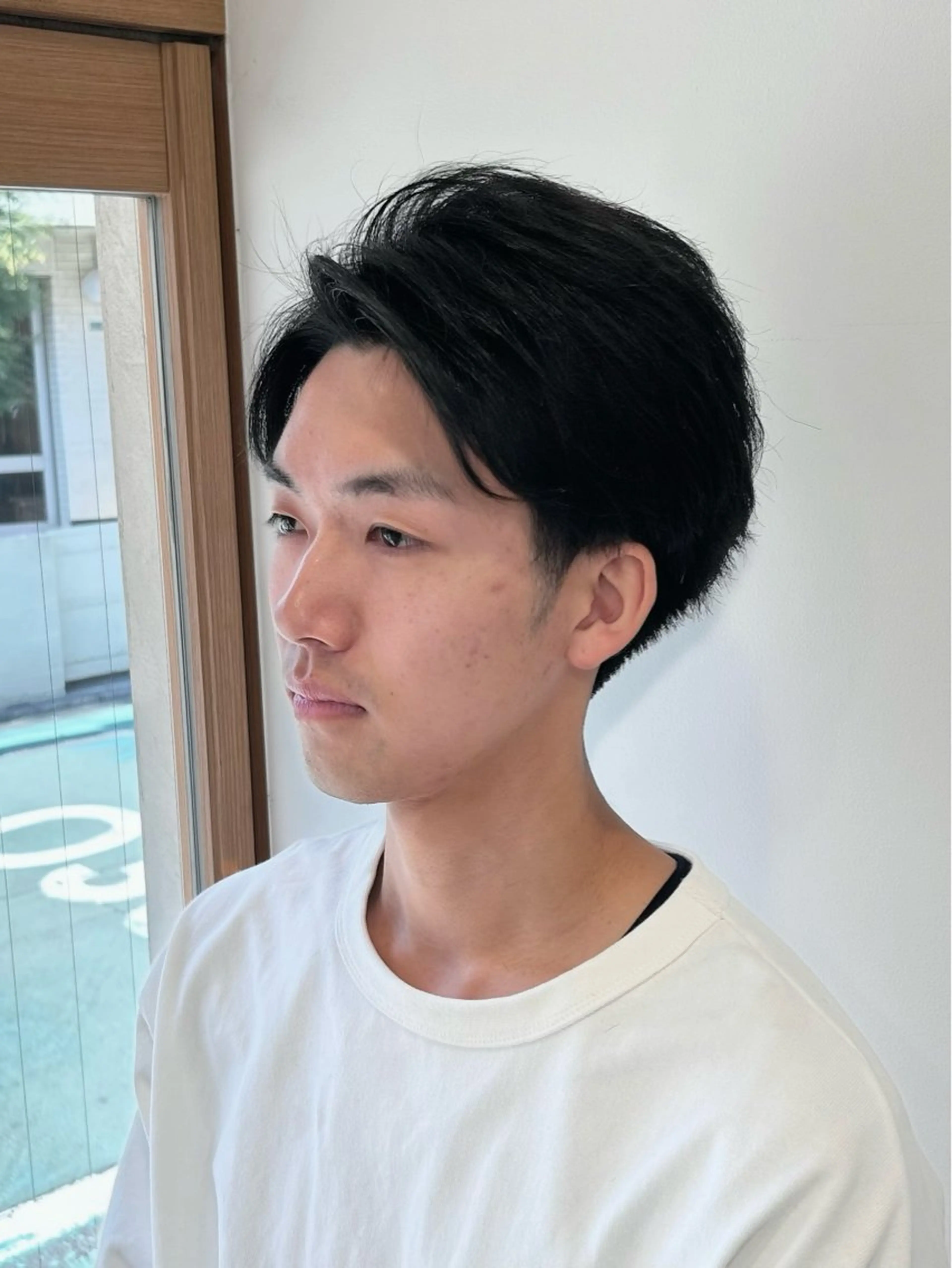 ショート メンズ アップバング ショートヘア カット レイヤーカット⛓ hina🩶のヘアスタイル