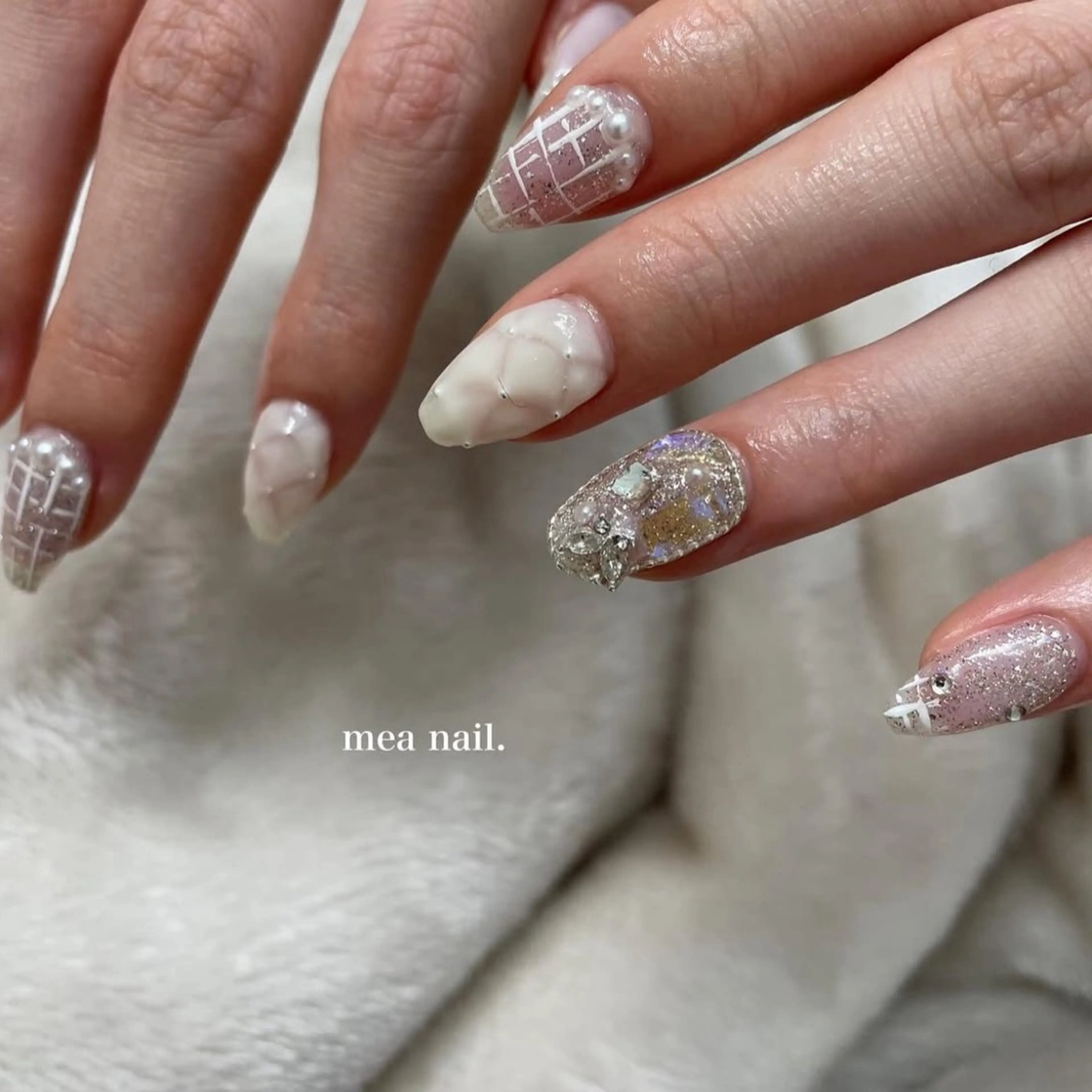 ネイル ワンホンネイル mea nail メアネイルのネイルデザイン