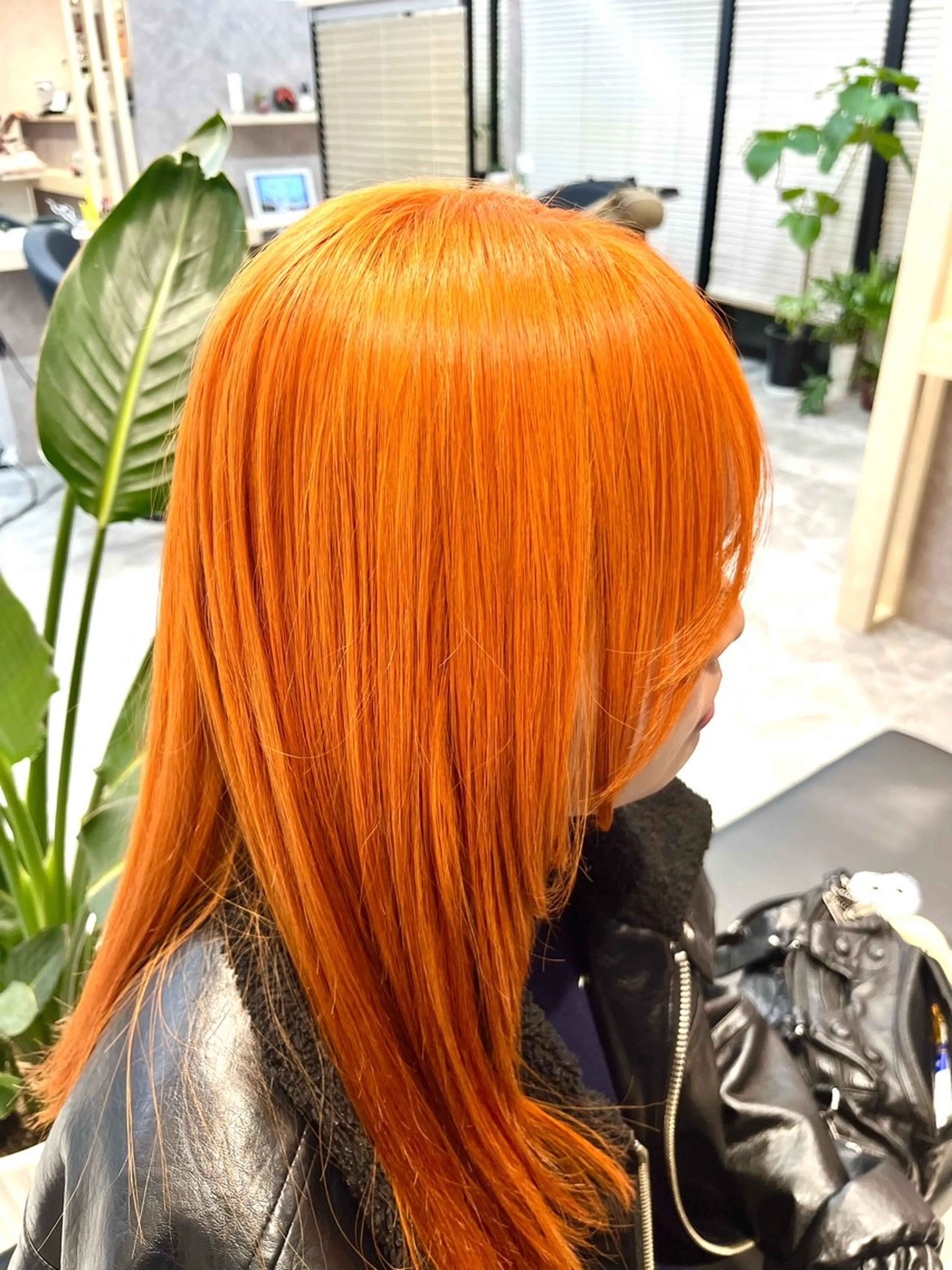 セミロング カラー ヘアカラー 山口愛莉 /暖色/艶髪のヘアスタイル