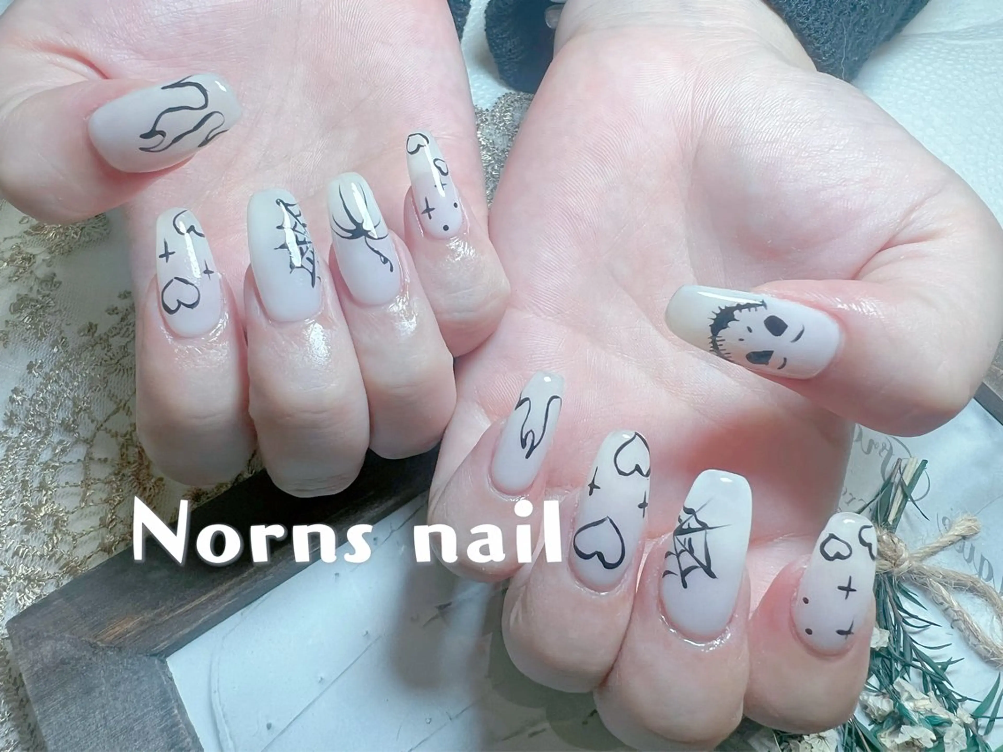 ネイル ハンドネイル Norns nail (猫いるサロン🐈)のネイルデザイン