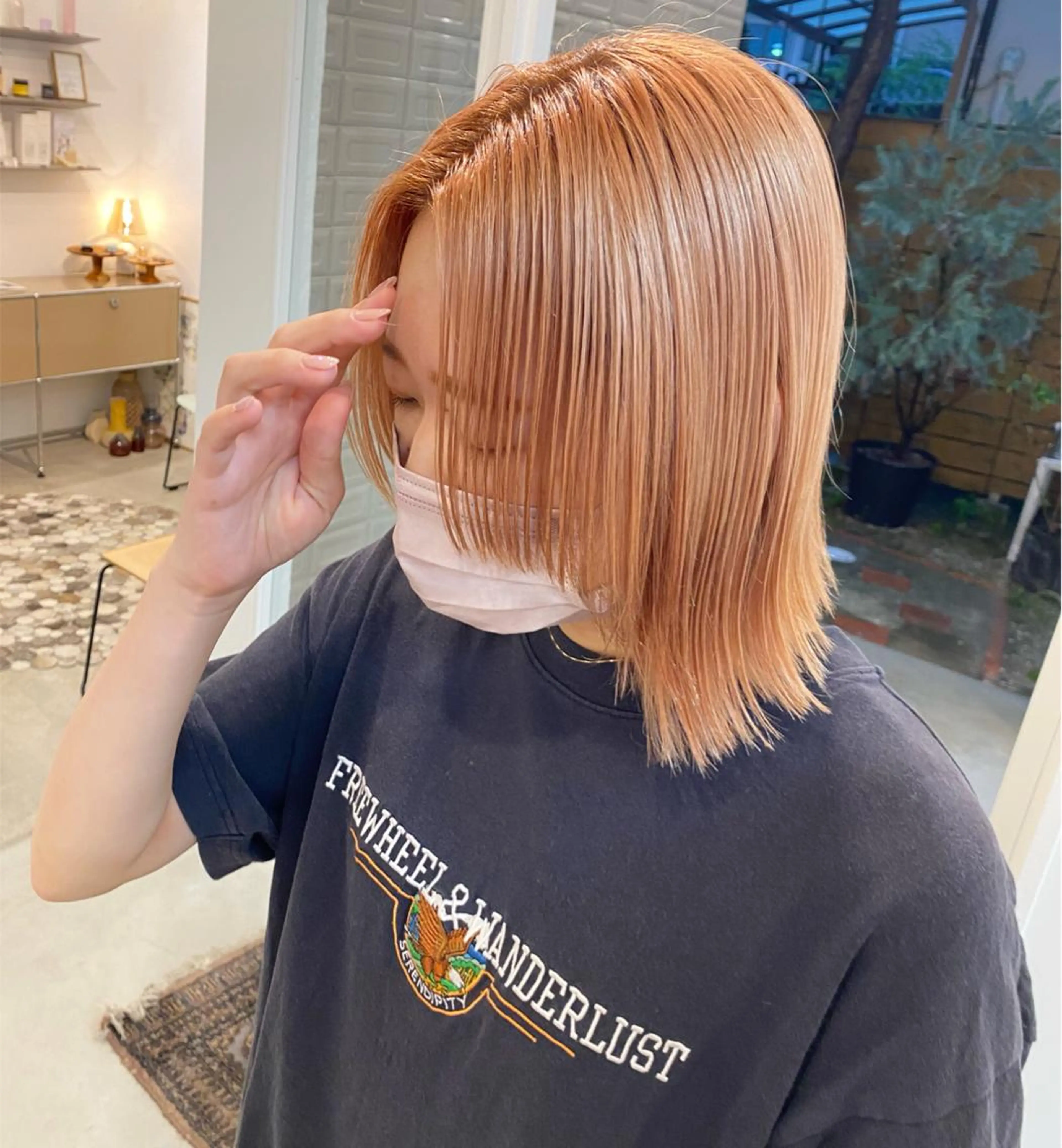 カラー 大山 茶子のヘアスタイル