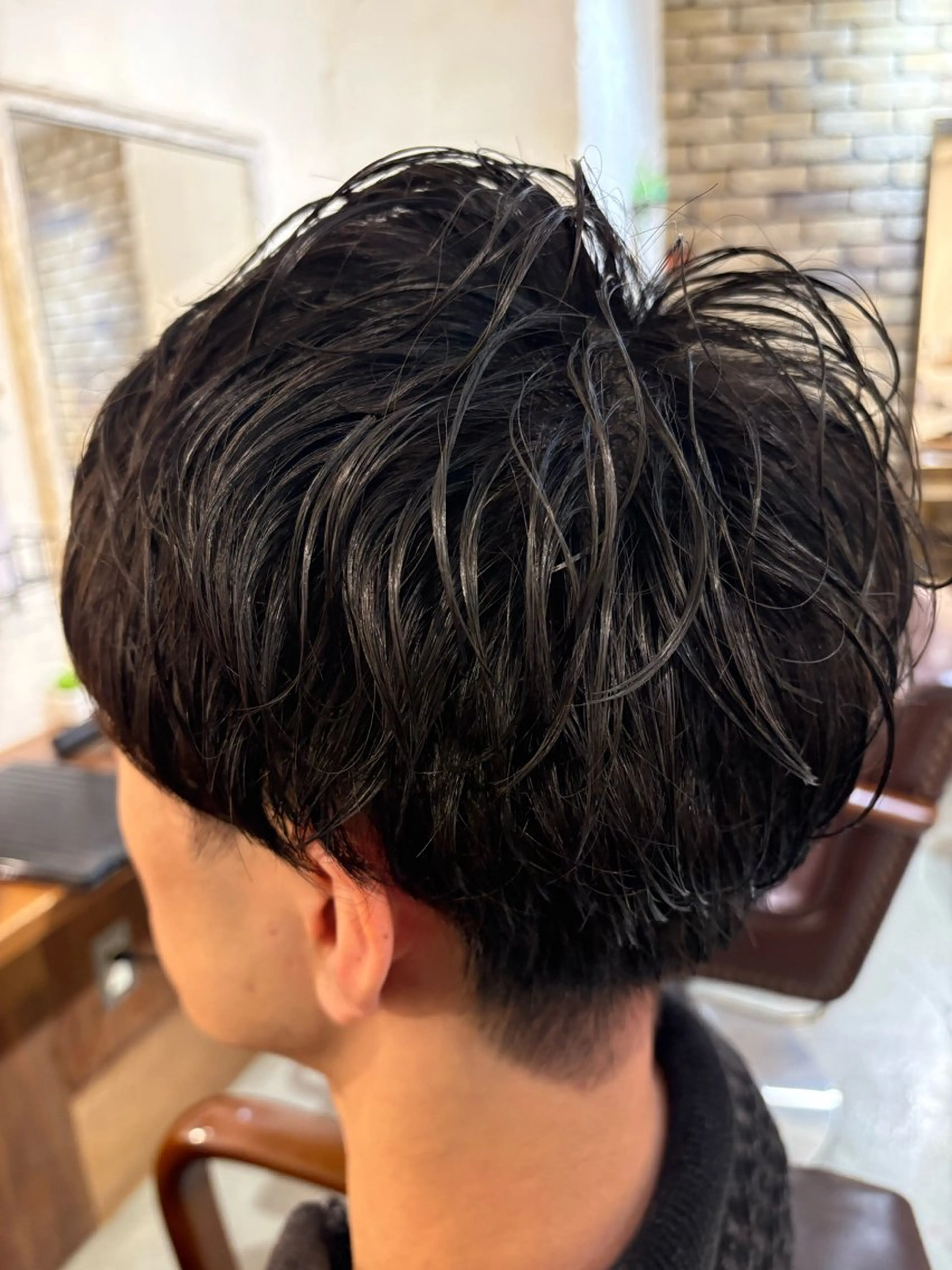 ショート パーマ メンズ メンズのモテヘア☁️ はまなか✂︎COLOのヘアスタイル