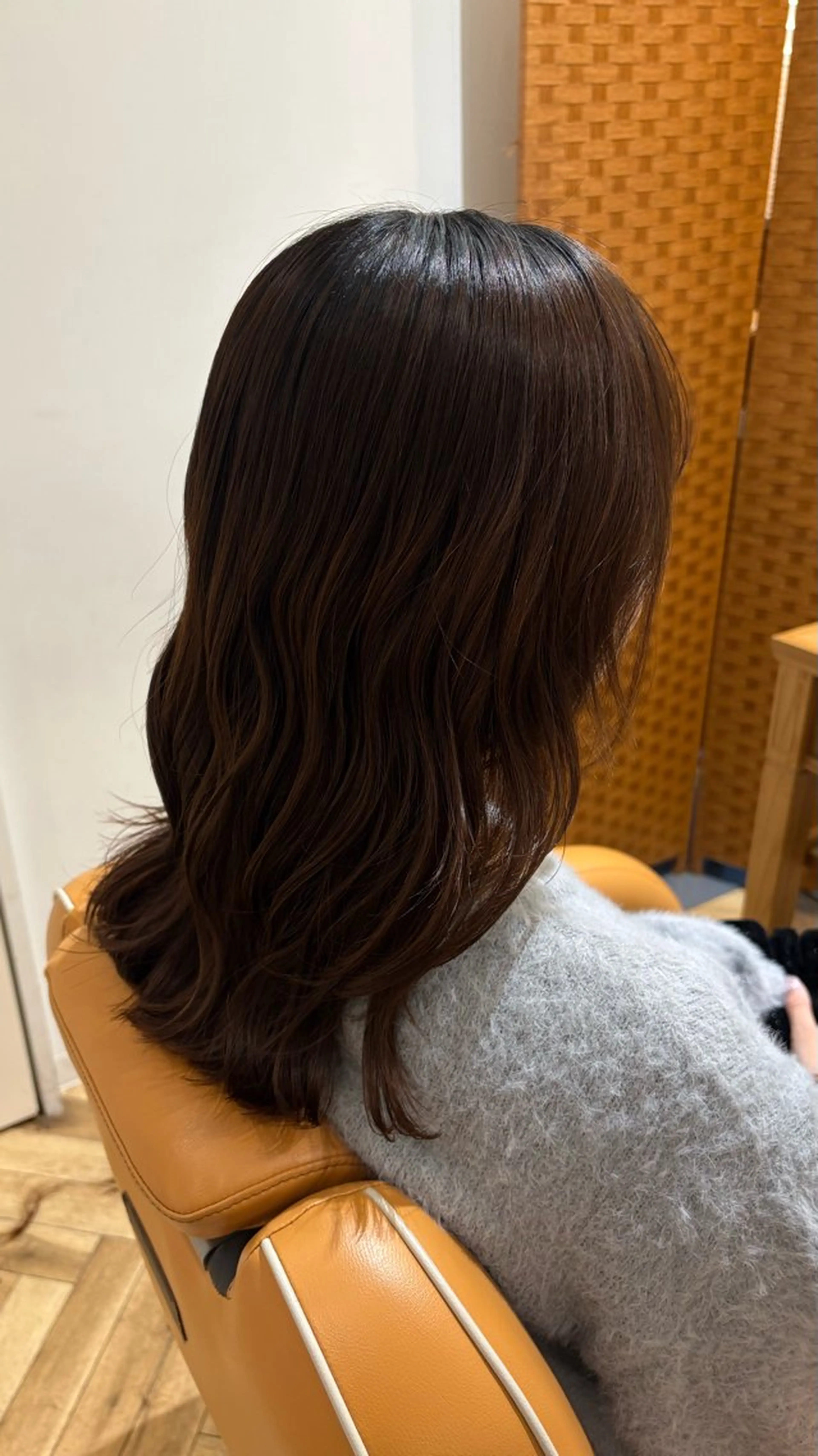 ミディアム カラー カット ヘアカラー トリートメント ♣️似合わせ 艶髪カラーYUUGAのヘアスタイル