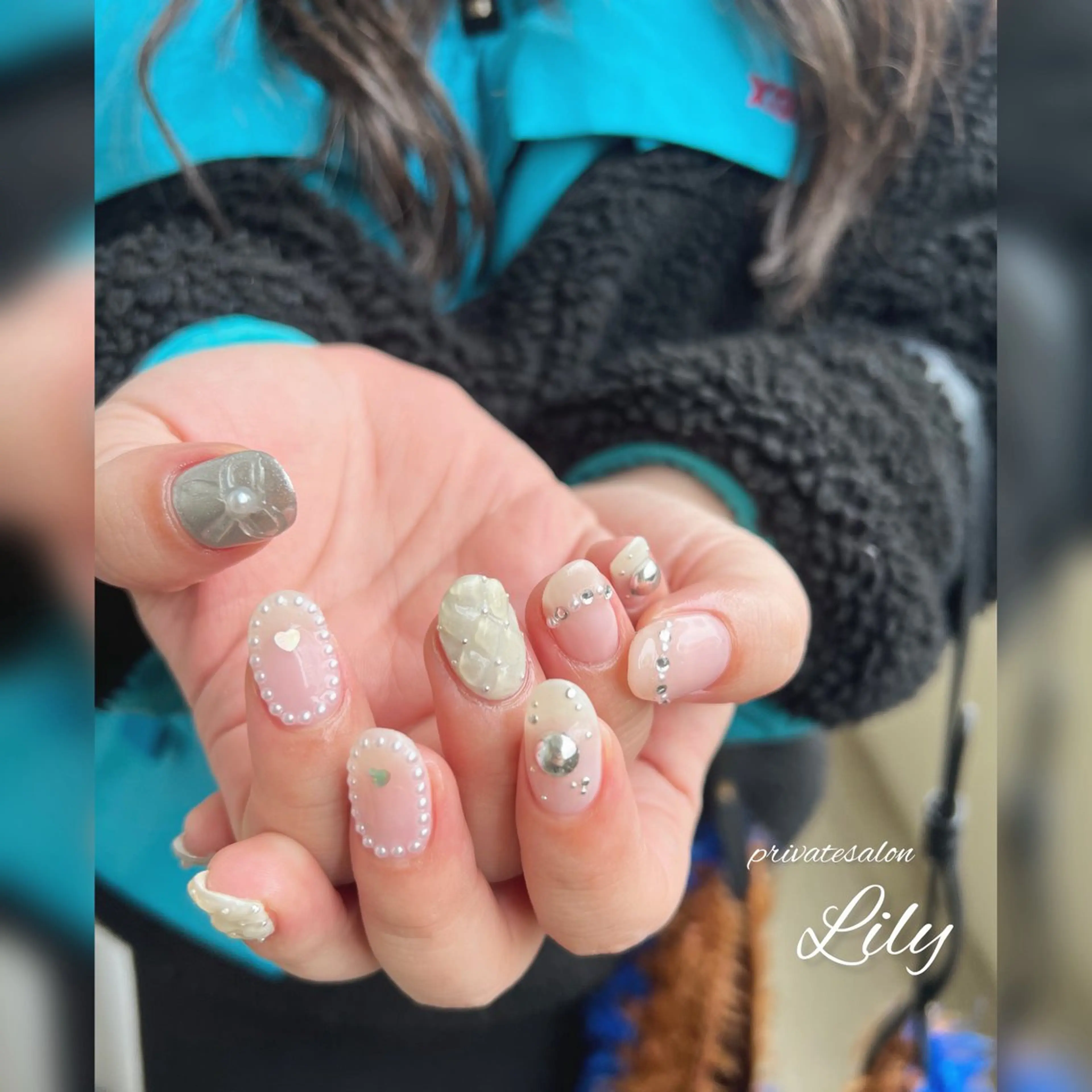 ネイル ニュアンスネイル ハンドネイル salon Lilyのネイルデザイン