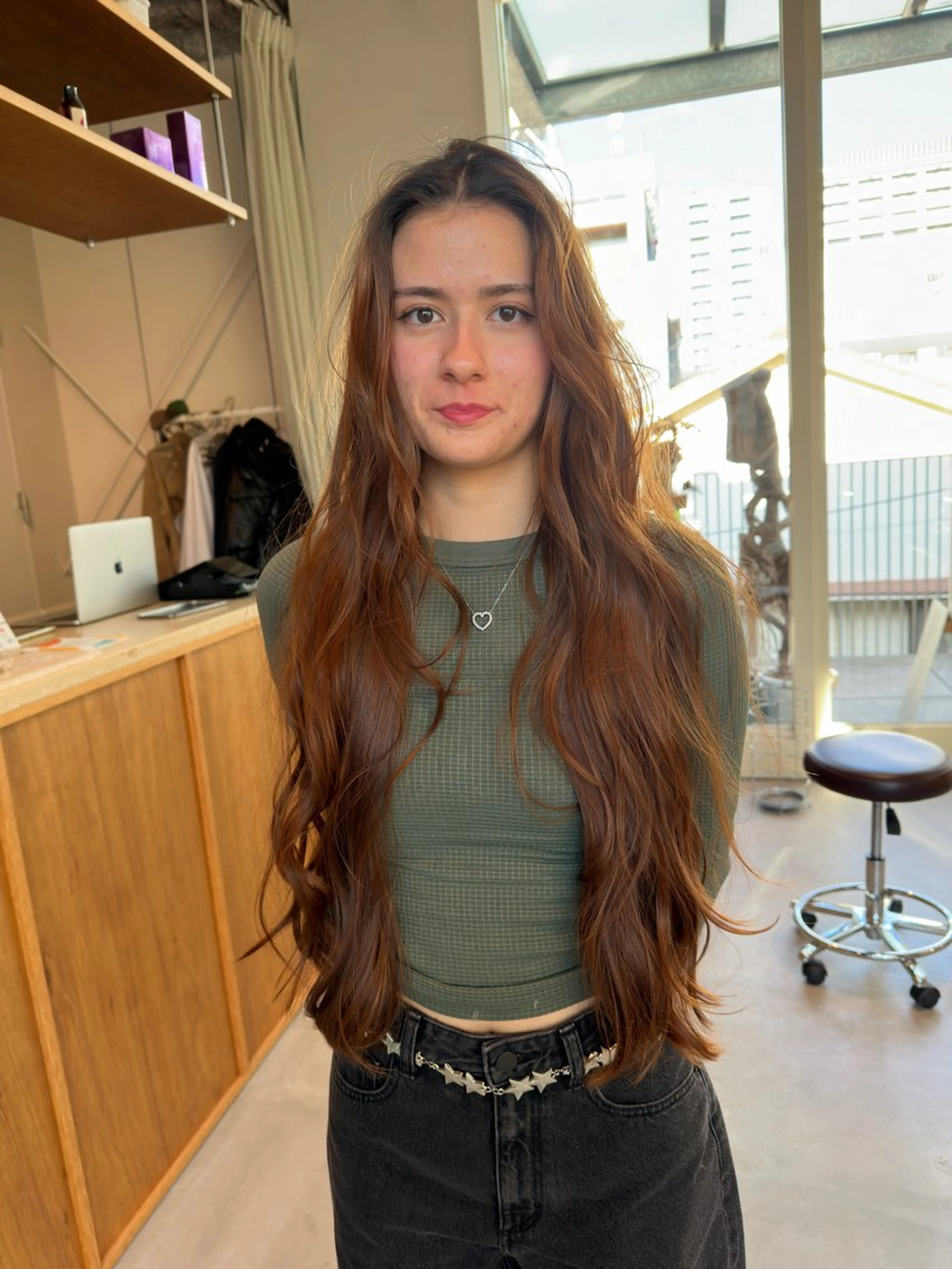 ロング カラー ヘアカラー トリートメント ヘアセット 垢抜けレイヤーカラー ✨yudai✨のヘアスタイル