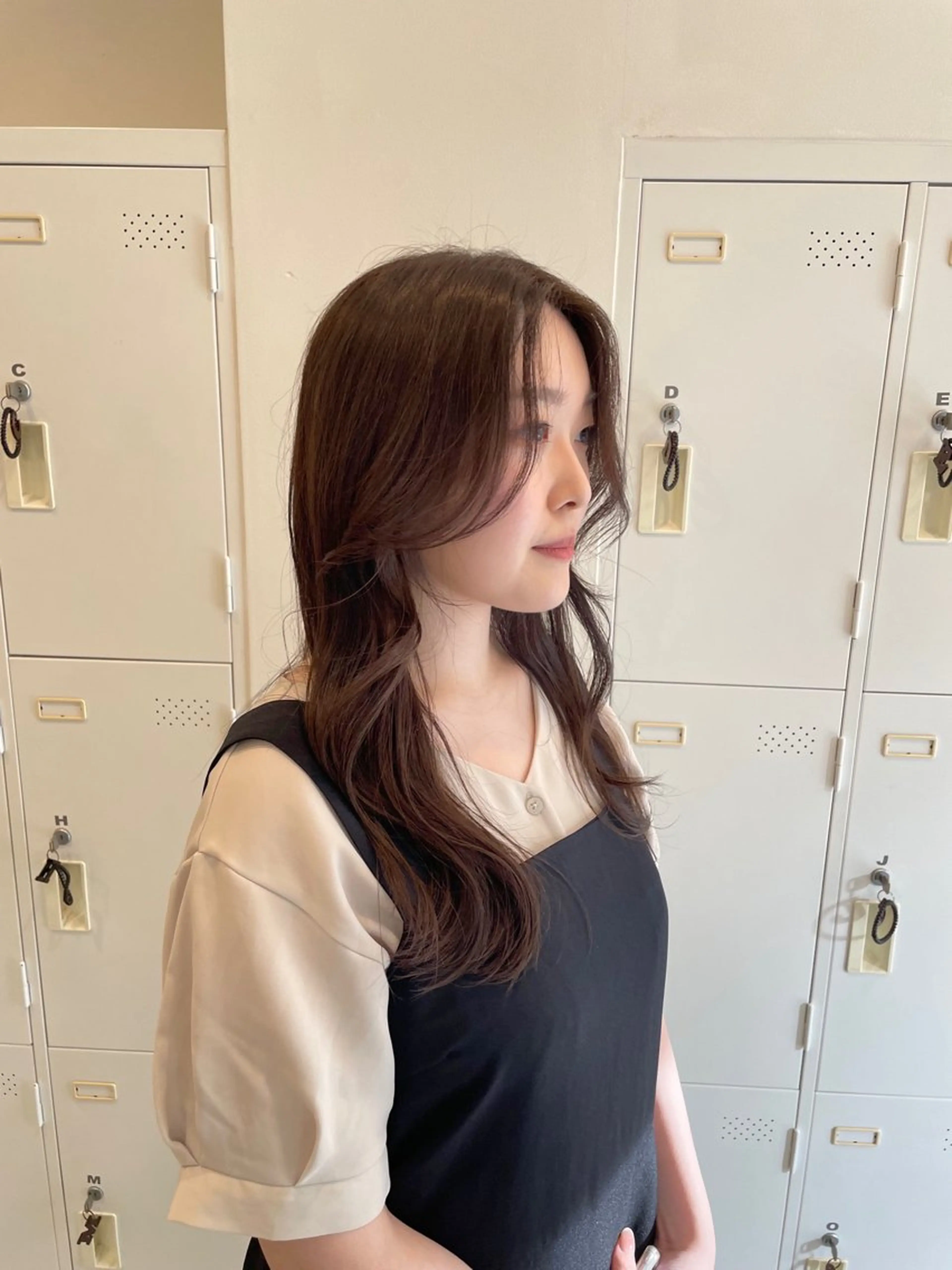 ロング 園田まい/レイヤーカ ット／透明感カラーのヘアスタイル