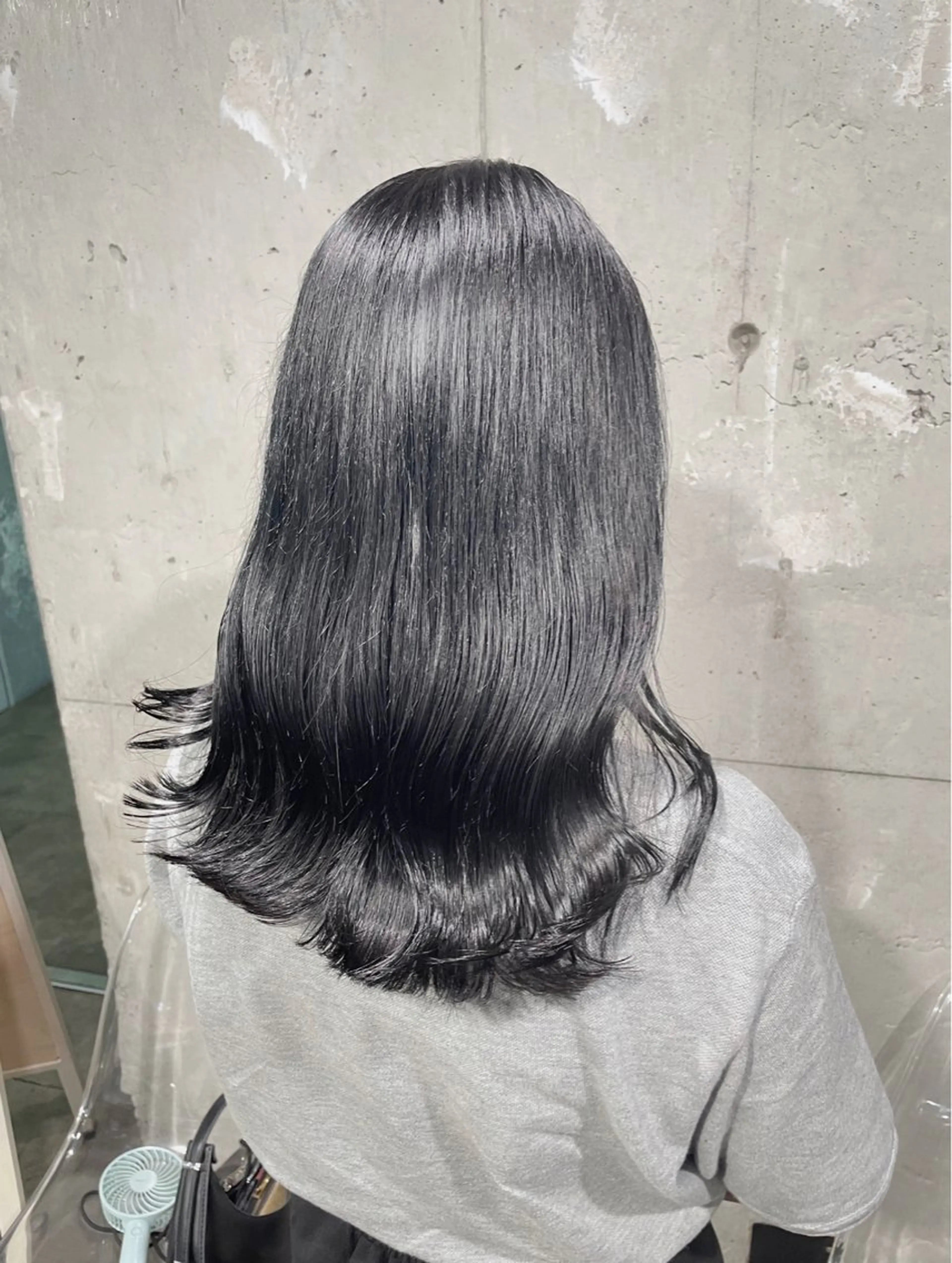 セミロング カラー ヘアアレンジ Over hair_ misakiのヘアスタイル