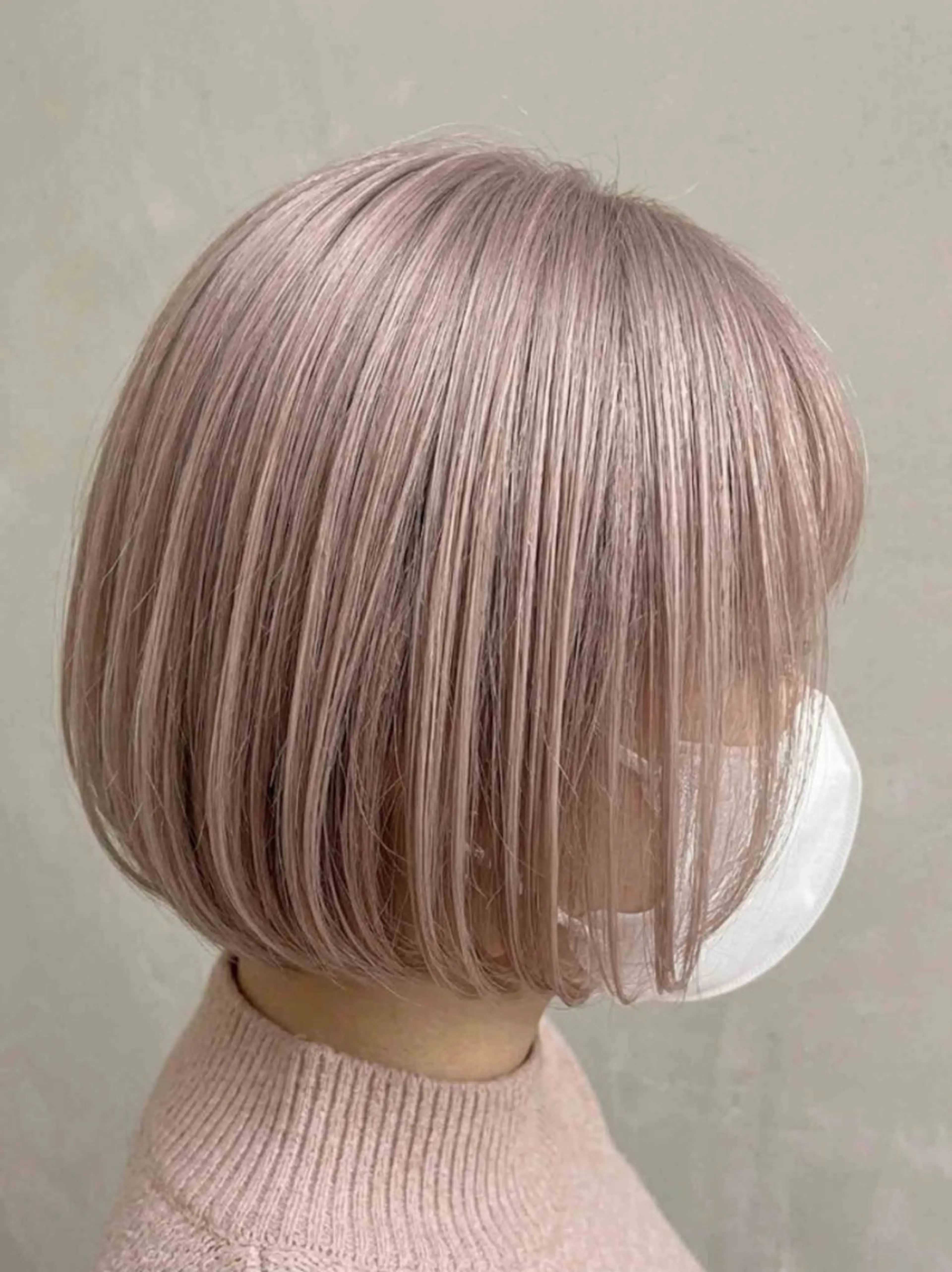 ショート カラー ブリーチ ブリーチなしカラー 年齢悩みを全て解消/ 白髪と癖毛　松本雄光のヘアスタイル